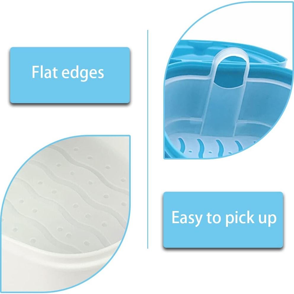 Estuche para Dentaduras TAORANJU con Canasta Drenaje