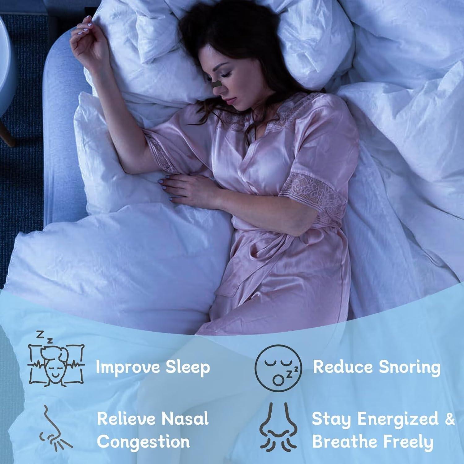 Tiras Nasales Breathe Easy - 40 Unidades, Fuerza Extra, Negra