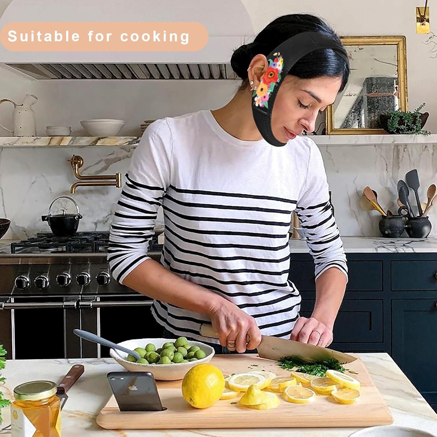 Chin Strap for Sleeping, V Line Lifting Mask, Wildflowers for Summer Travel, Reusable Face Strap, Jaw Exerciser (black)