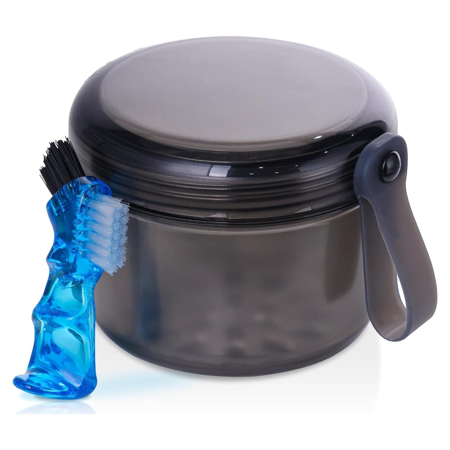 Estuche para Dentaduras Heigoeost Gris Transparente 9.4 cm