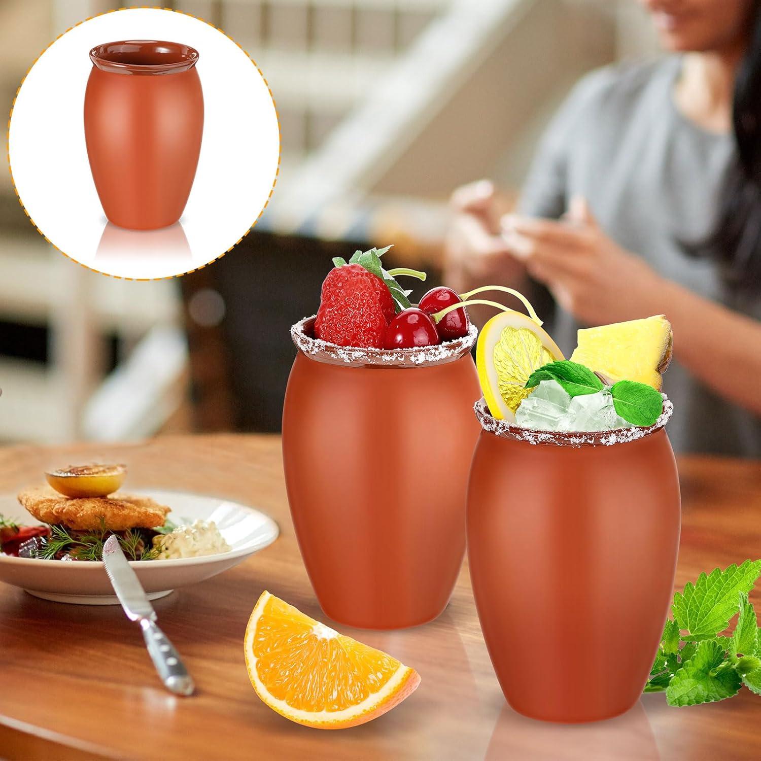 Cantaritos de Barro Gejoy 6 Piezas 454 ml para Cócteles