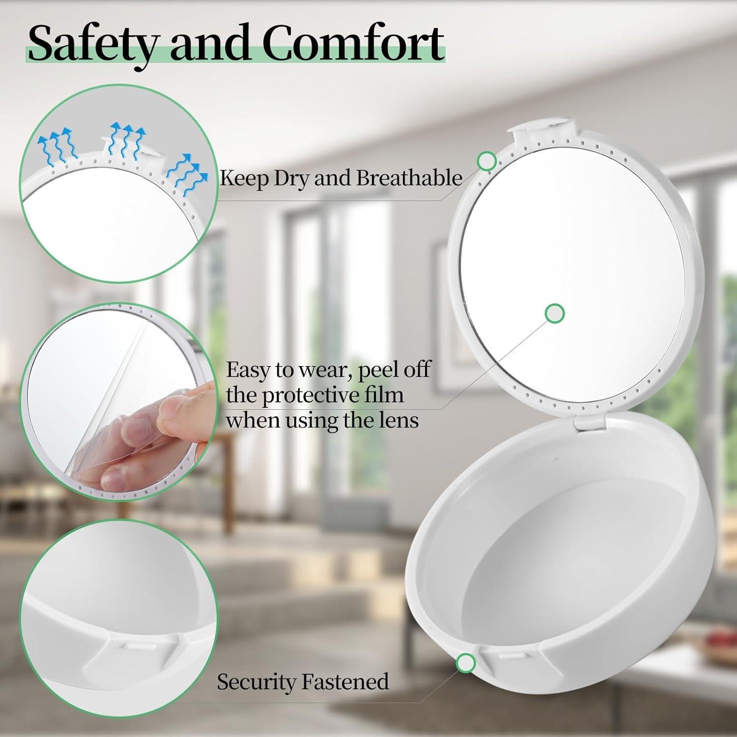 Estuche para Retenedores Tihywr Mármol Azul con Espejo