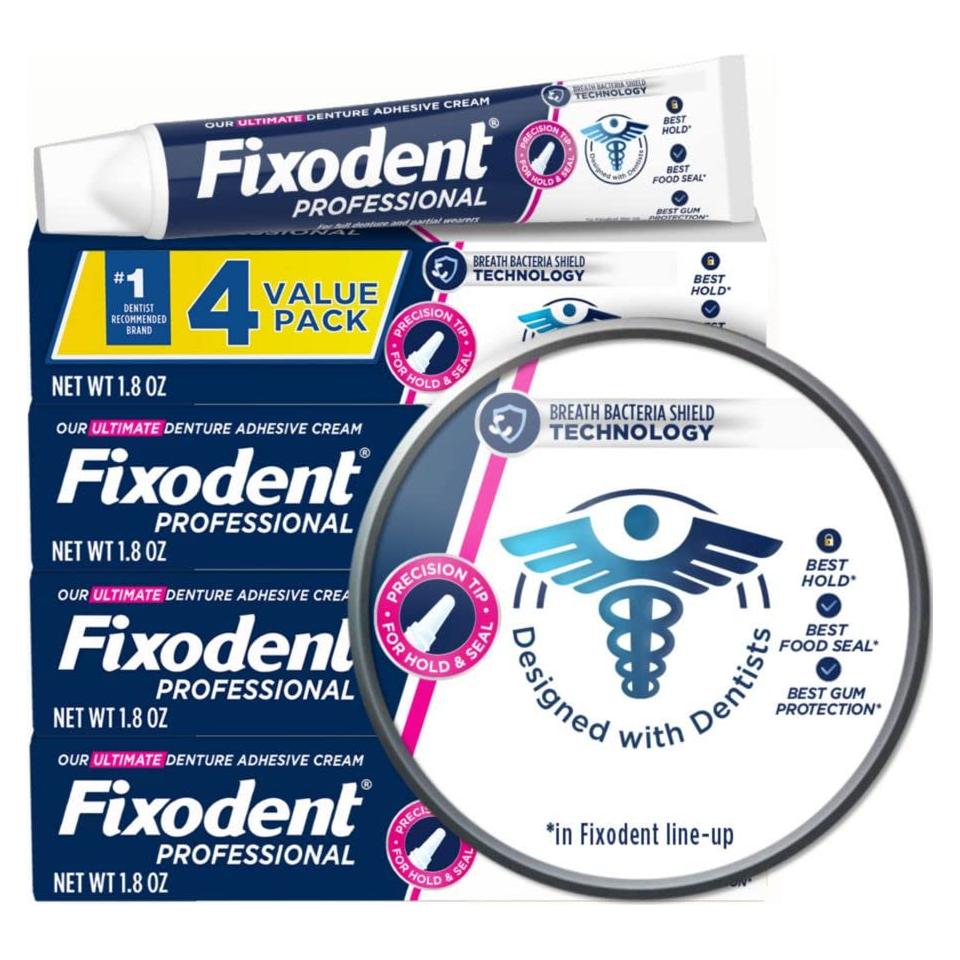 Crema Adhesiva para Dentaduras Fixodent Professional 51 g