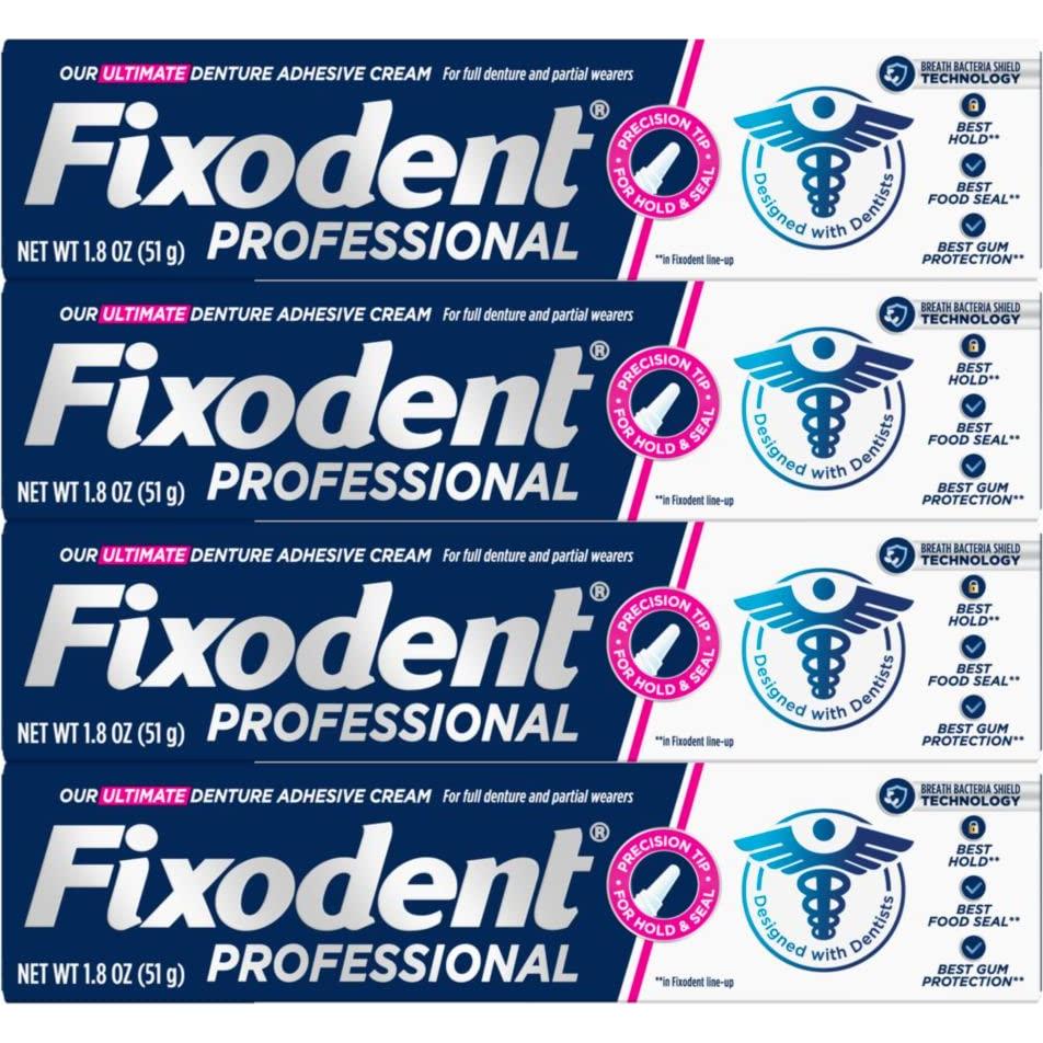 Crema Adhesiva para Dentaduras Fixodent Professional 51 g