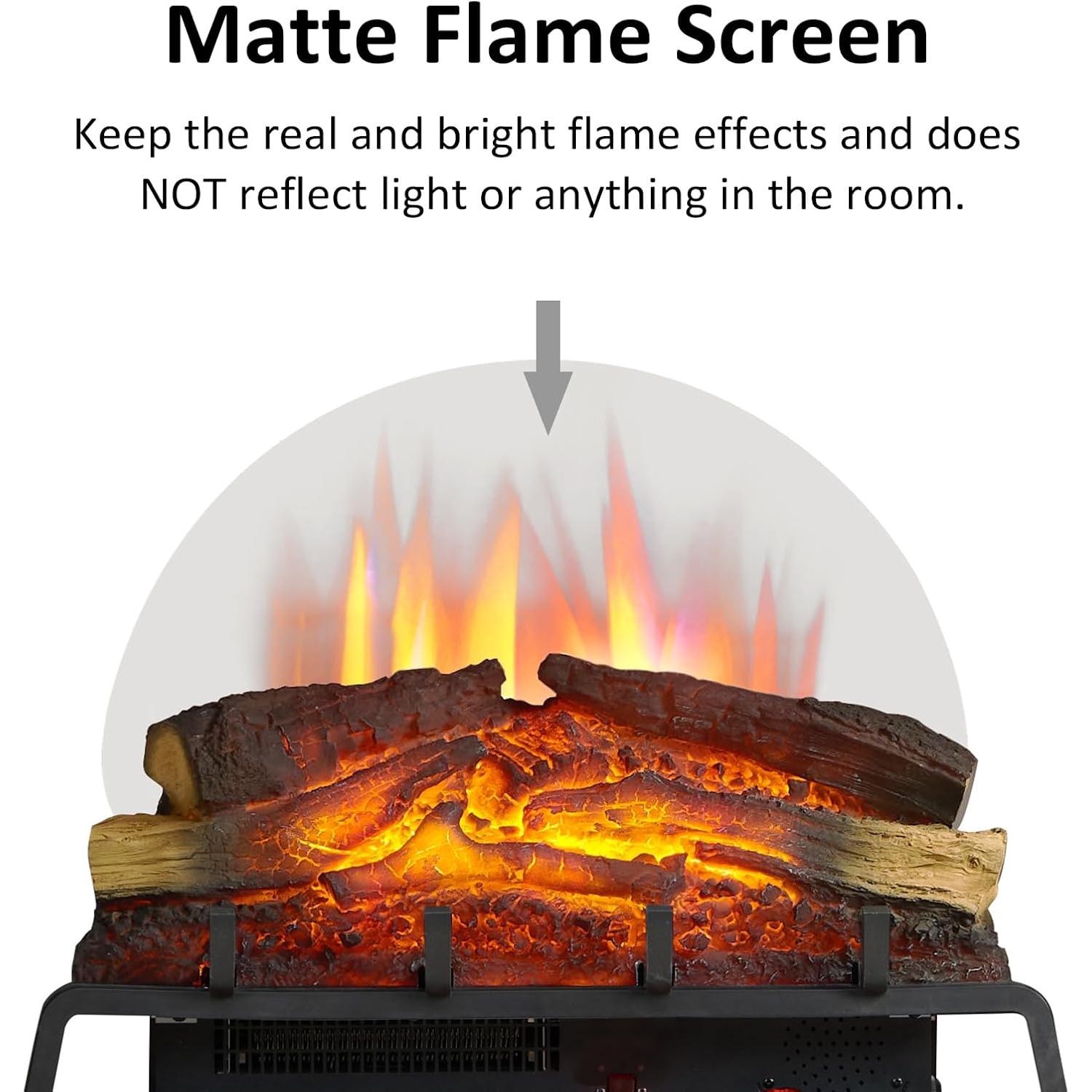 Estufa Eléctrica Legend Flame EF484 750W/1500W con Control Remoto