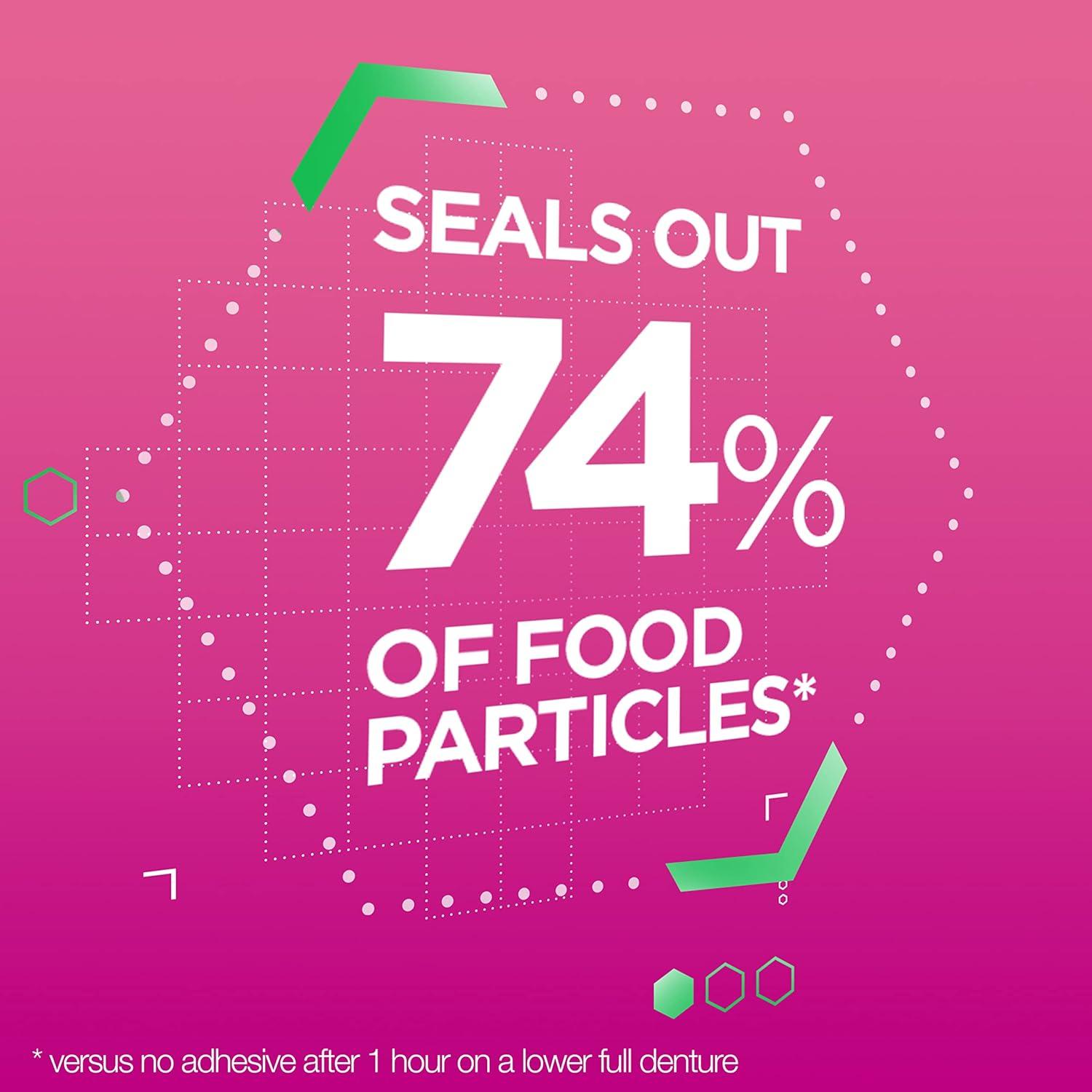 Super Poligrip Crema Adhesiva para Dentaduras Sin Zinc 4x70g