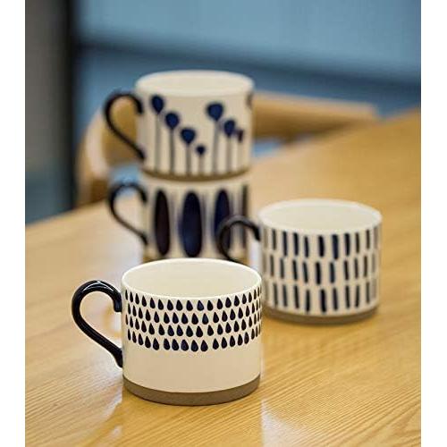 Taza Decorativa Grande Koja 15 oz Cerámica Pintada a Mano