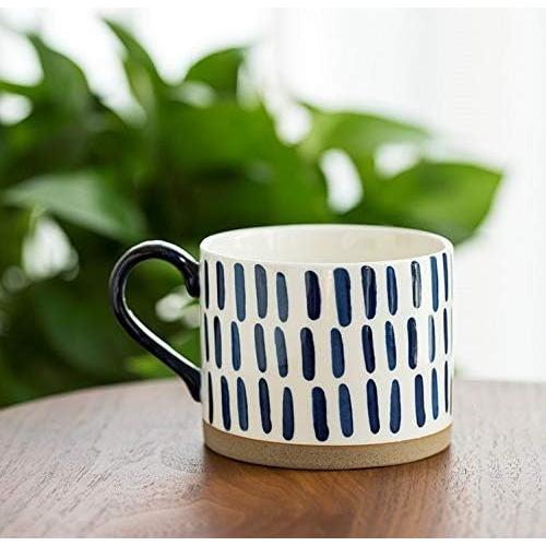 Taza Decorativa Grande Koja 15 oz Cerámica Pintada a Mano