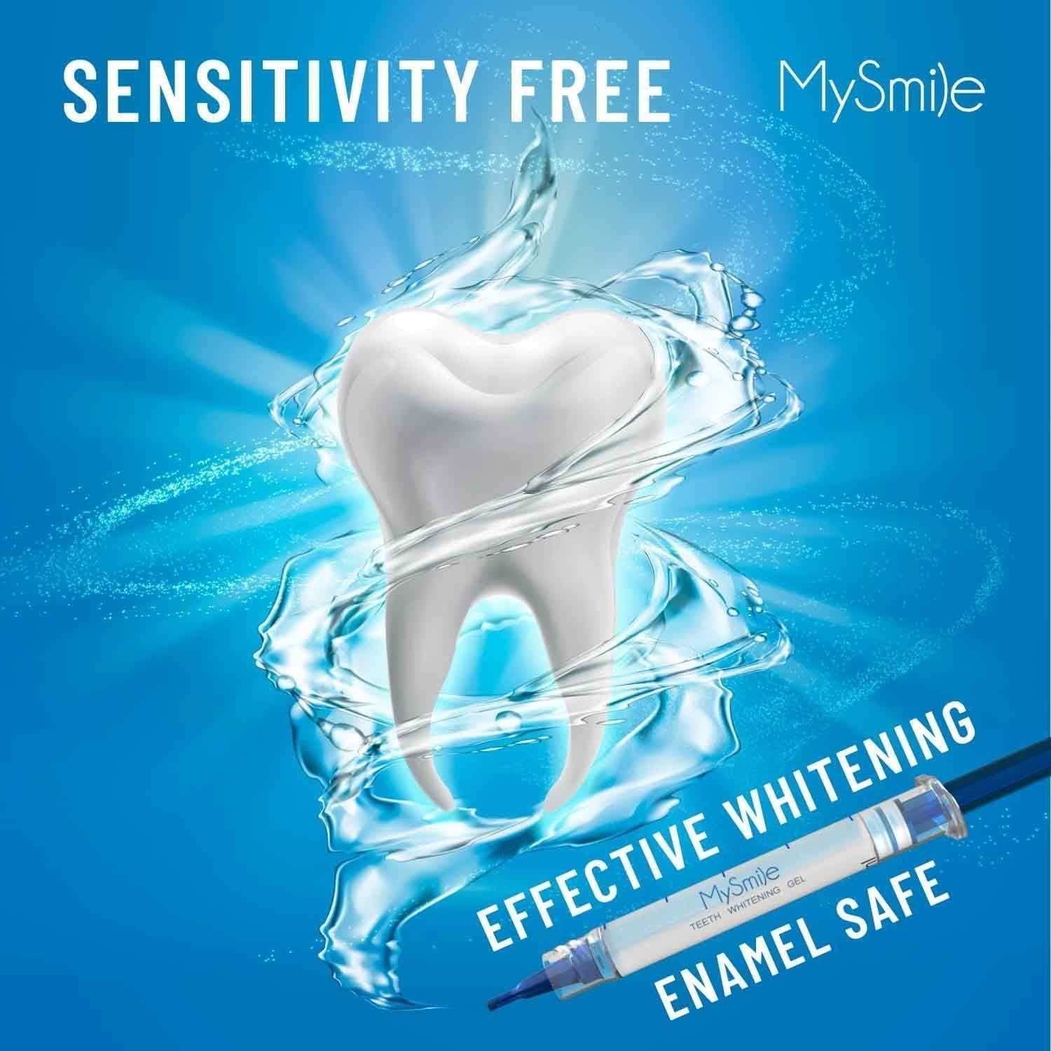 Kit Blanqueamiento Dental MySmile LED 10 Min 3 Gel Vegano
