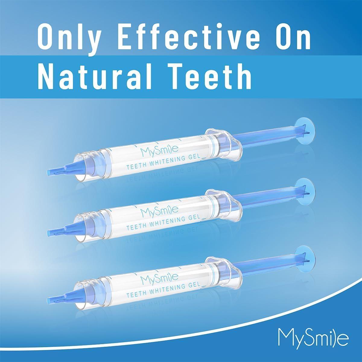 Kit Blanqueamiento Dental MySmile LED 10 Min 3 Gel Vegano