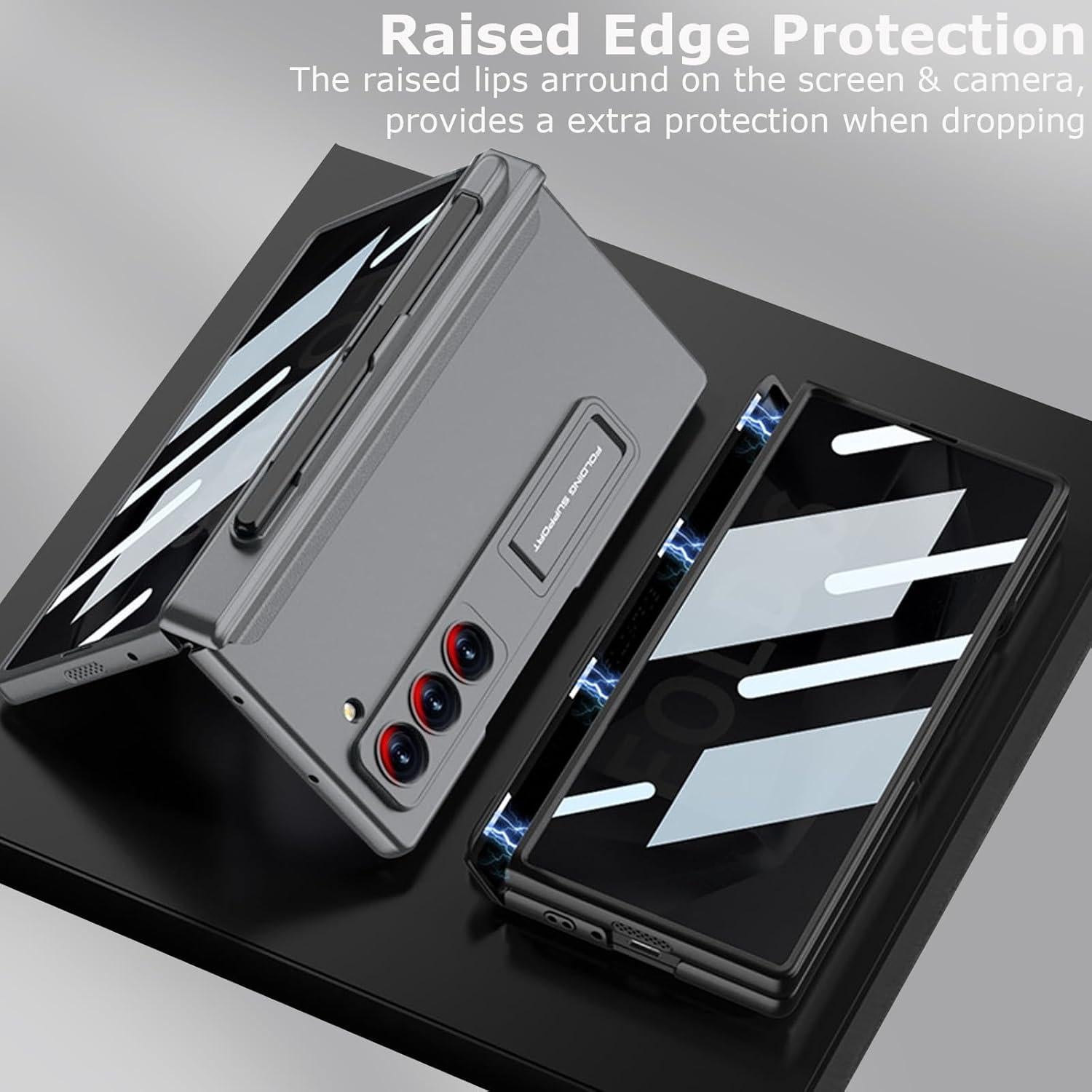 Funda Samsung Galaxy Z Fold 6 con protector y soporte S Pen