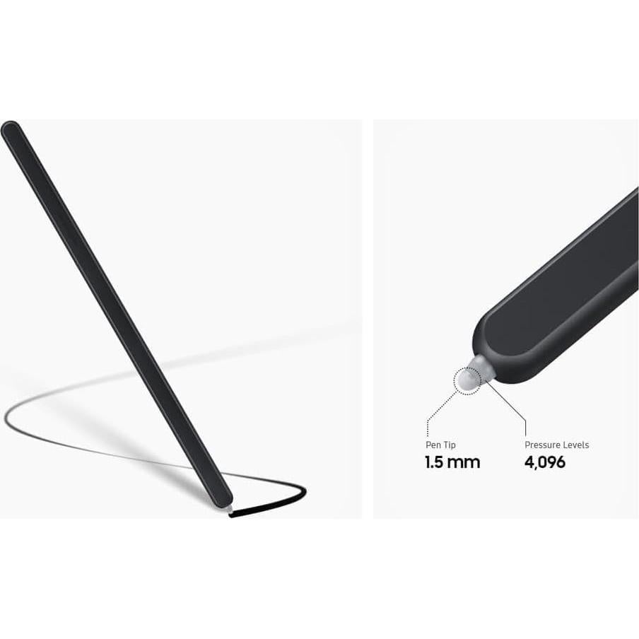 S Pen Slim SLQ para Galaxy Z Fold 6/5 1.5mm Negro
