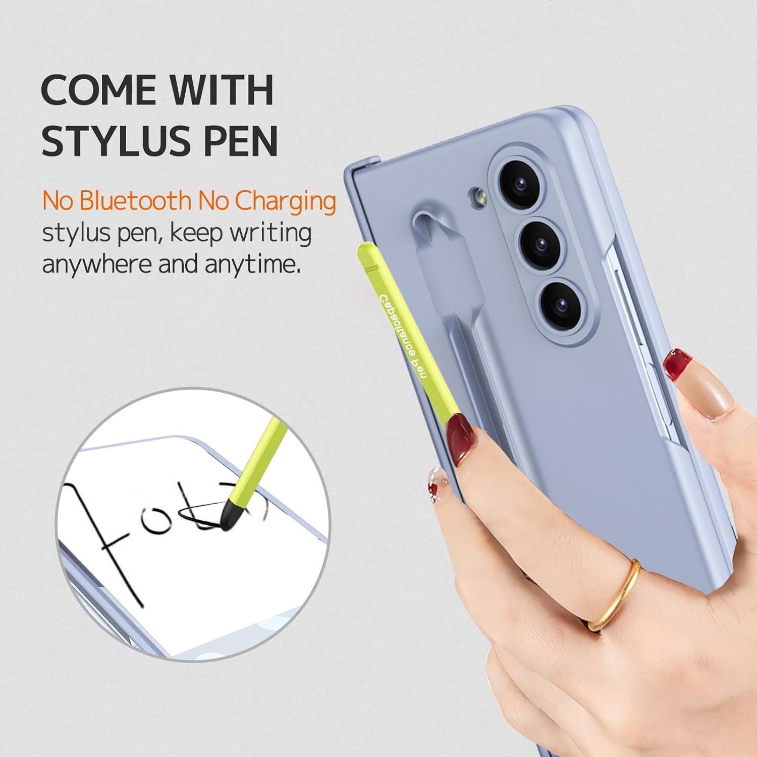 Funda NINKI para Galaxy Z Fold 5 con S Pen y Protector