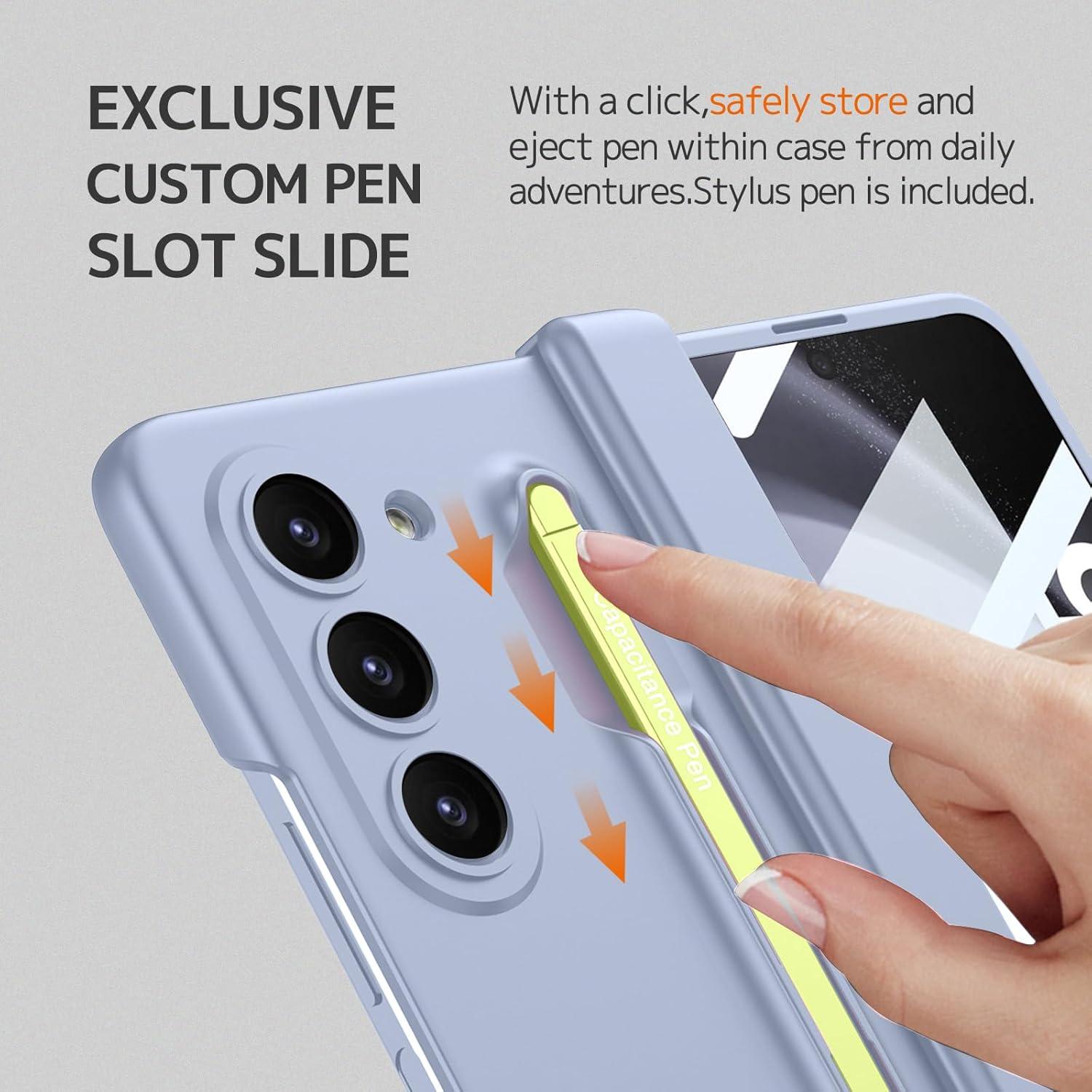 Funda NINKI para Galaxy Z Fold 5 con S Pen y Protector