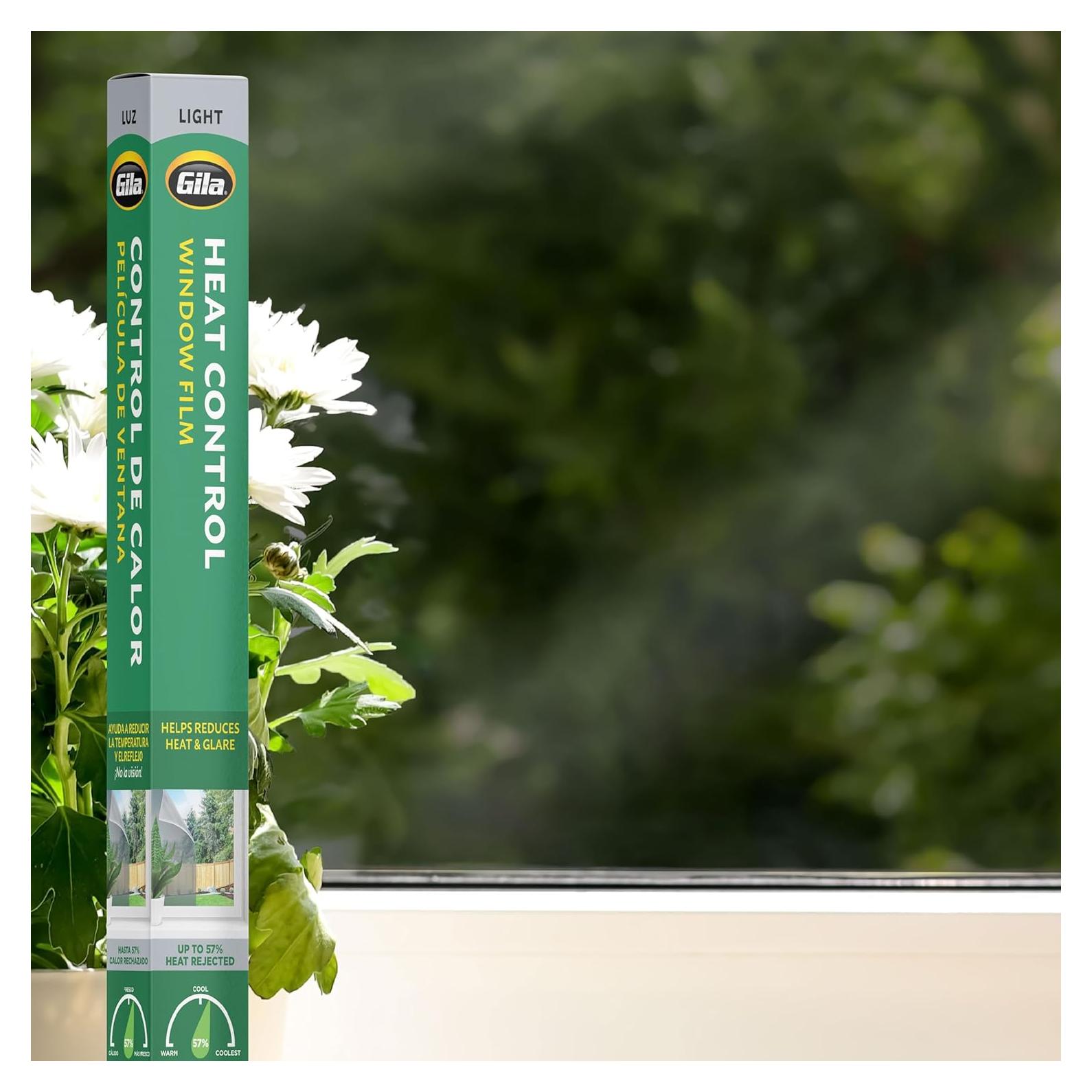 Película Adhesiva Gila Control de Calor 91.4cm x 4.57m Gris