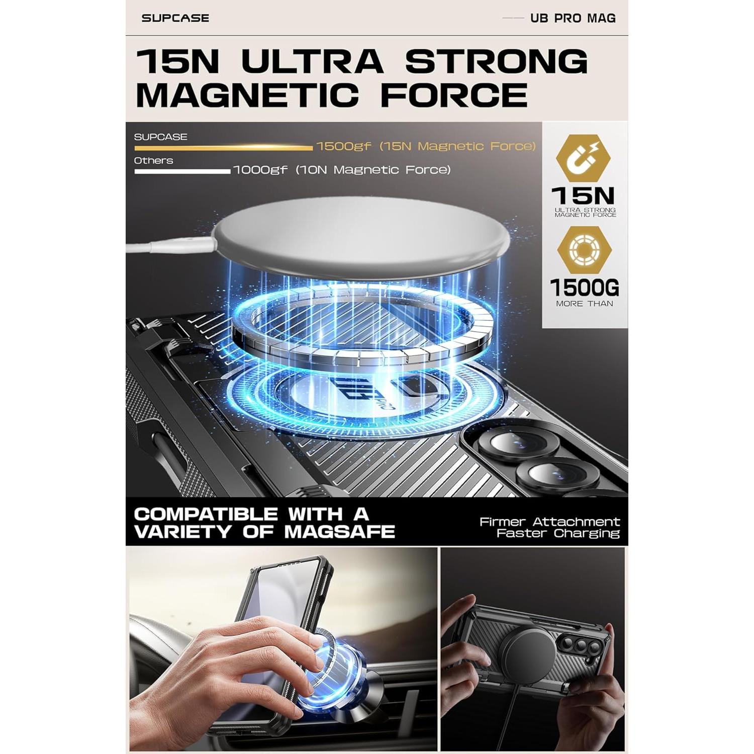 Funda SUPCASE para Galaxy Z Fold 6 con Soporte S Pen