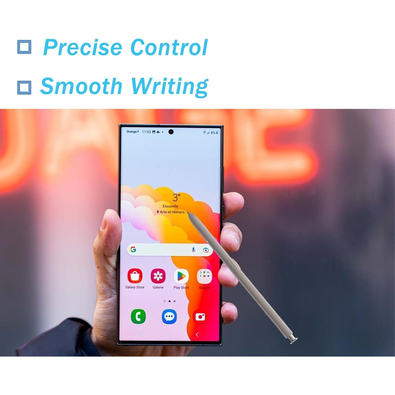 Paquete de 2 S Pen para Samsung Galaxy S24 Ultra Gris