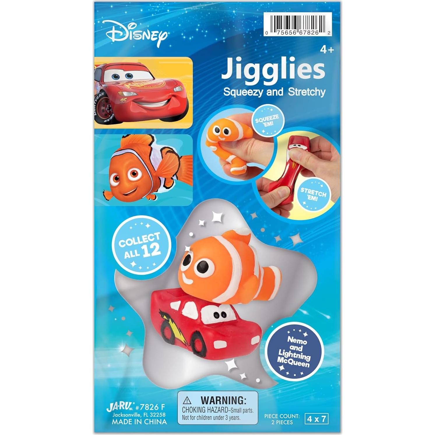 Mini Squishies Disney JA-RU - 12 Juguetes Alivio Estrés
