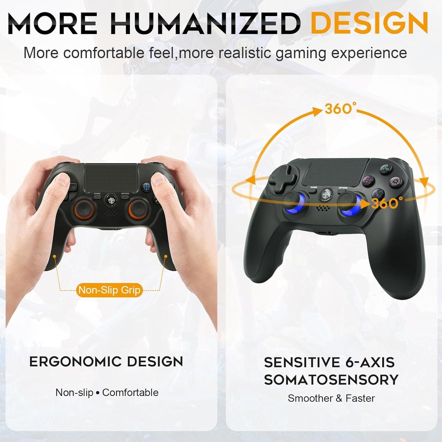 Controlador Inalámbrico PS4 Citnh 2 Pack Rojo y Azul