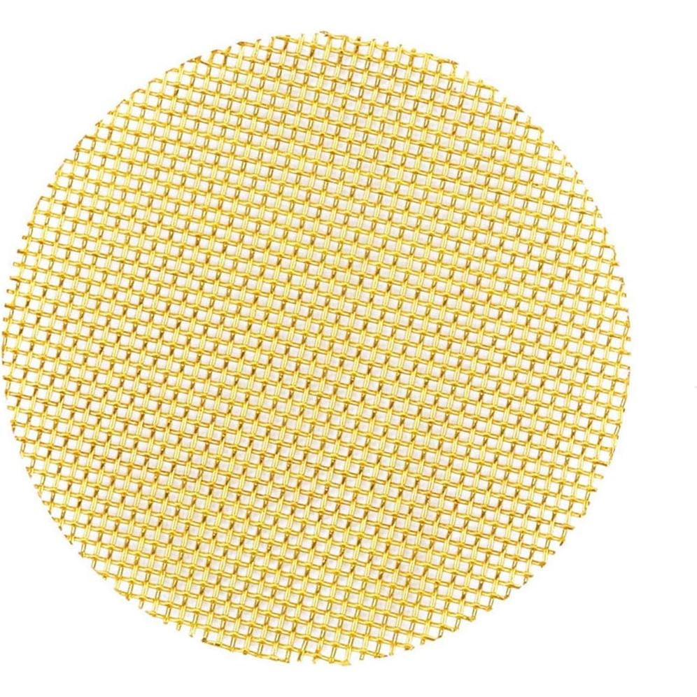 200 Pantallas de Tubo de Latón Premium 1.27 cm con Caja Metal