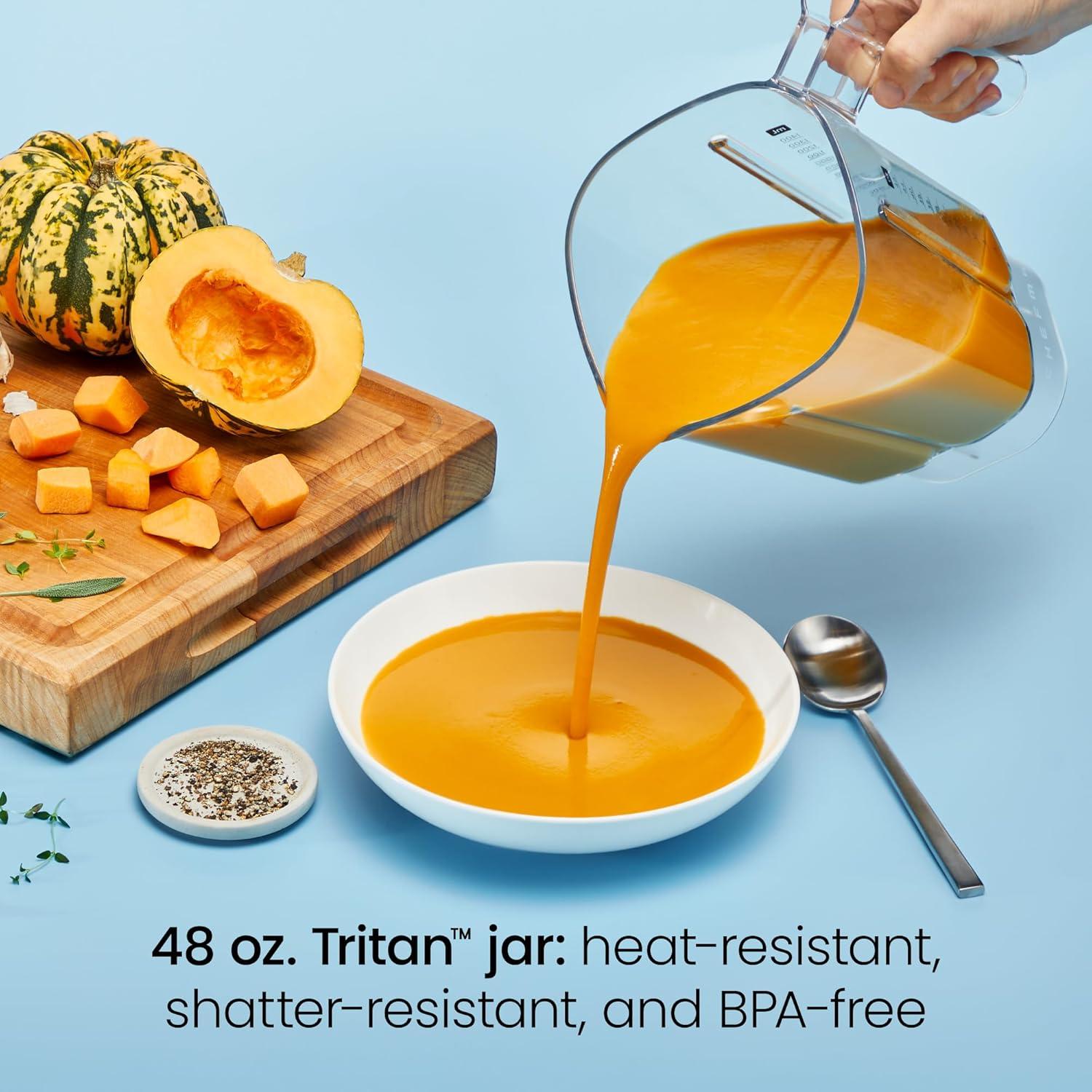 Licuadora Chefman RJ27-T1 1.42L 1380W Auto-Mezcla Concreto