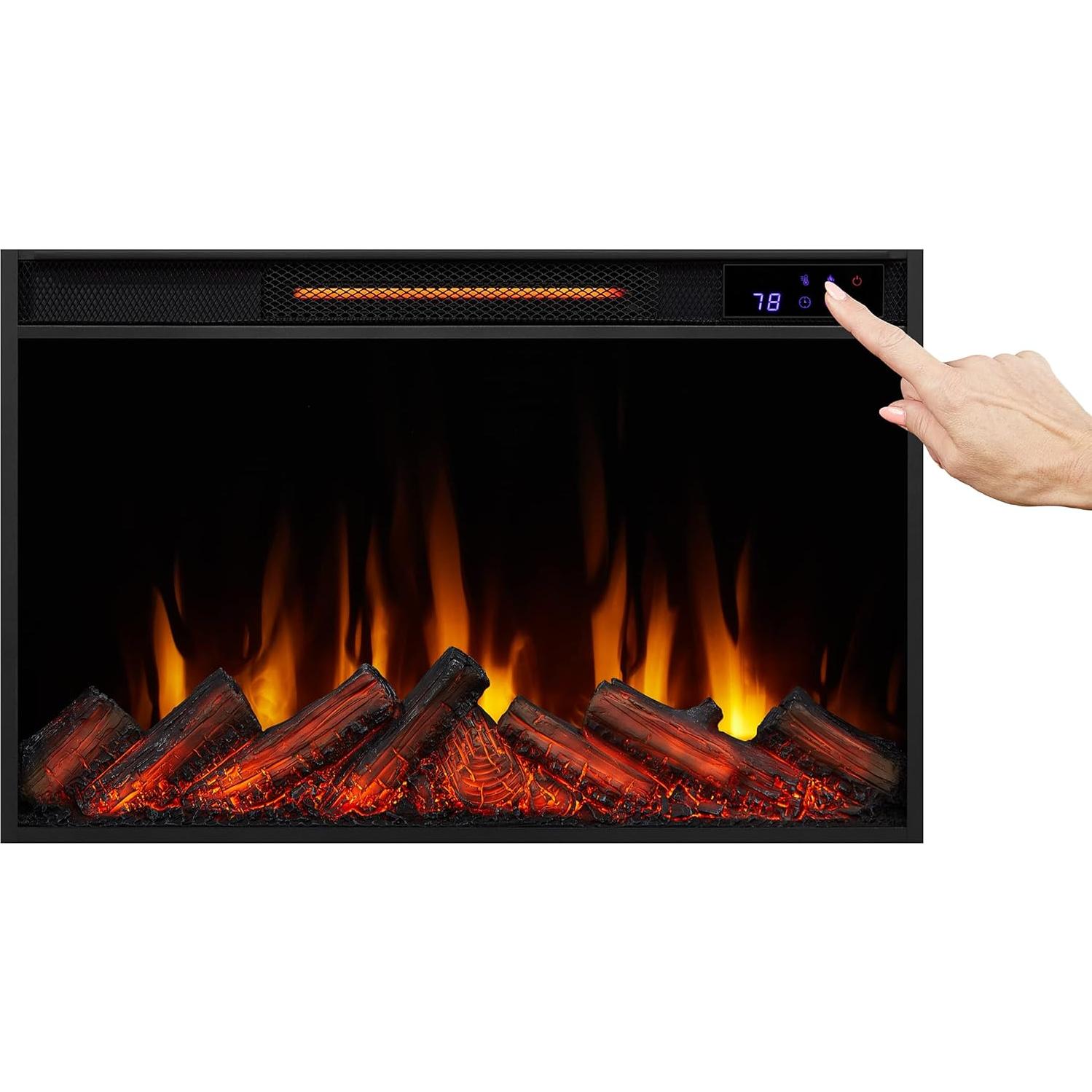 Chimenea Eléctrica Real Flame 5092 Slim 1500W LED