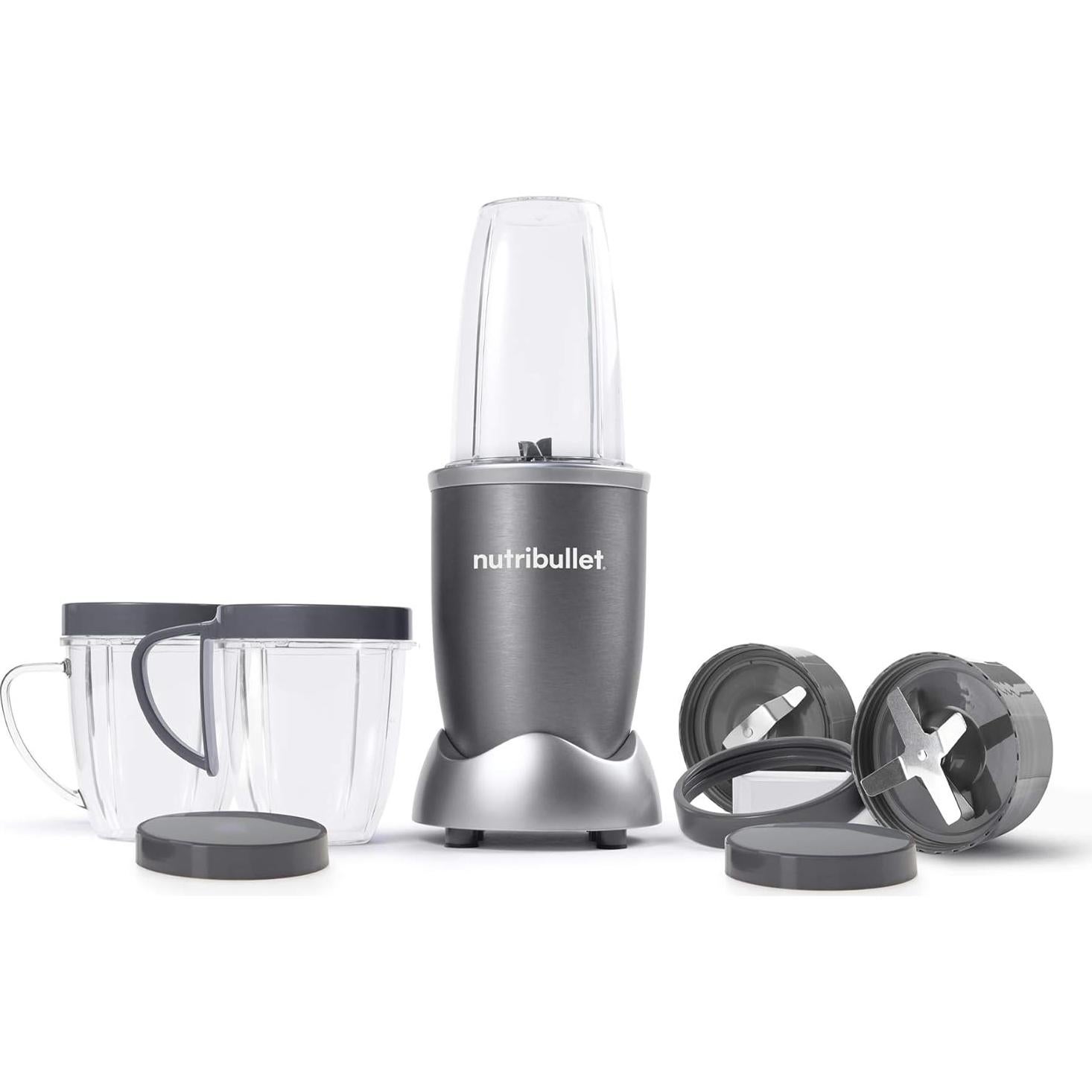 NutriBullet NBR-1201 Mezclador 600W 12 Piezas Gris