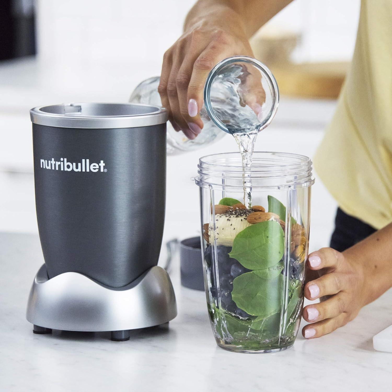 NutriBullet NBR-1201 Mezclador 600W 12 Piezas Gris
