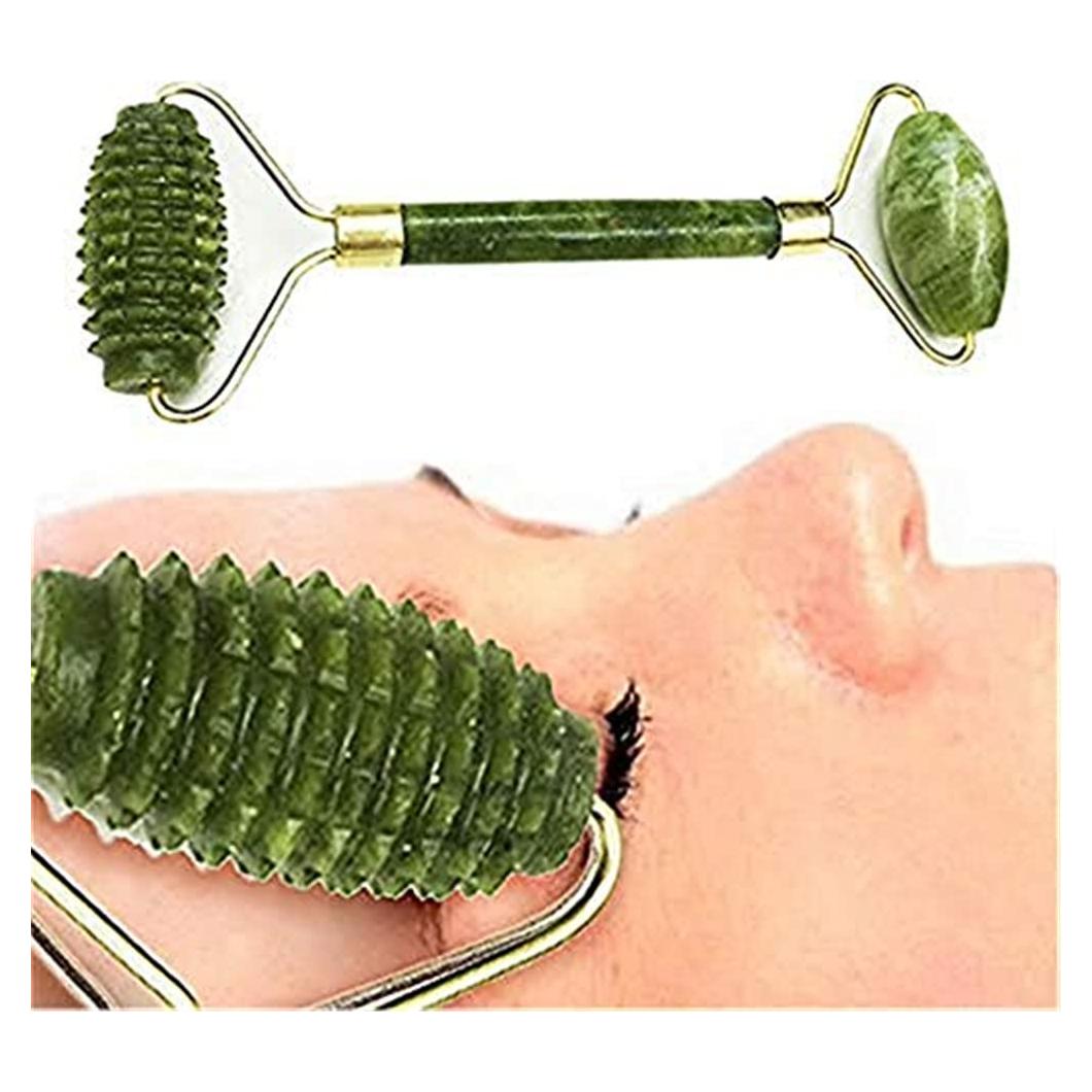 Rodillo Facial de Jade Shenghang 14.3x6.3cm Antiarrugas
