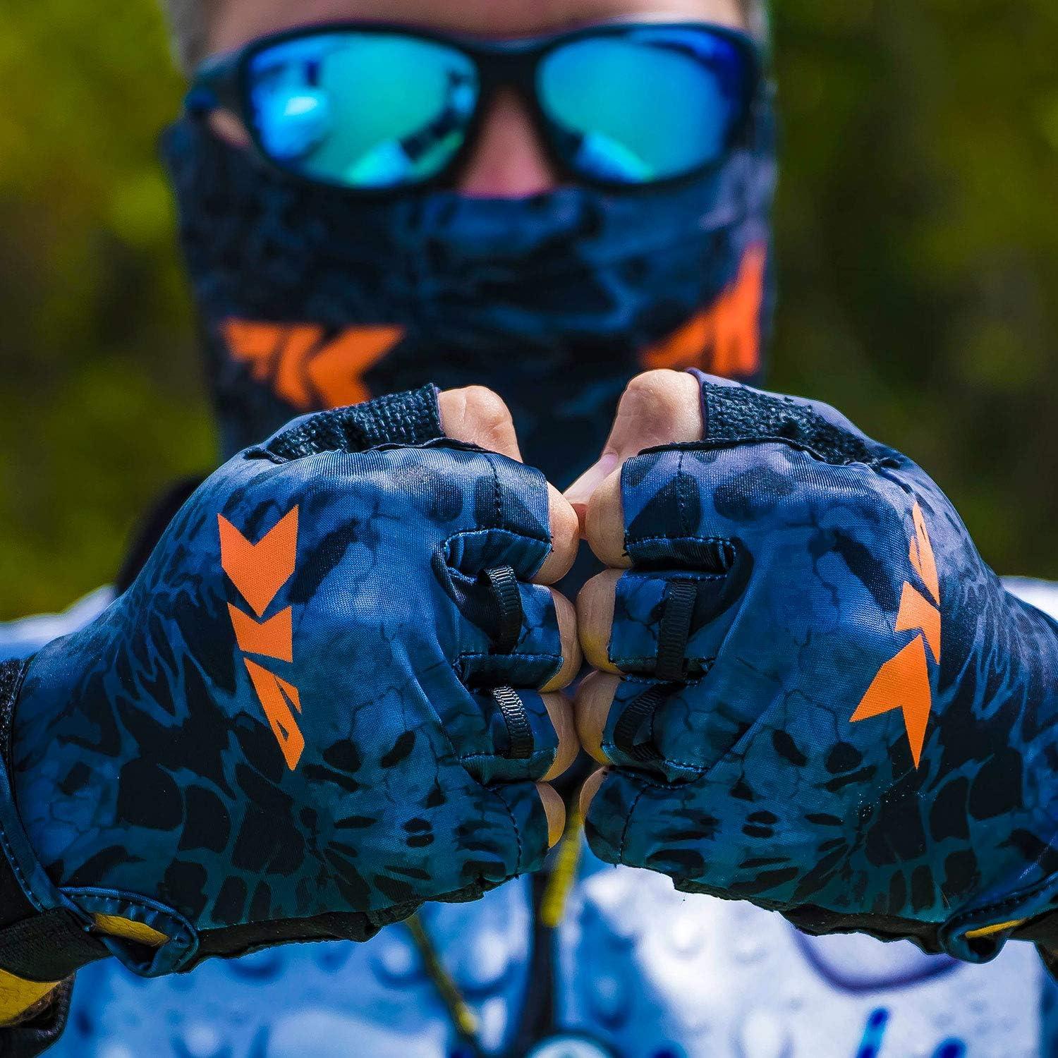 Guantes de Pesca KastKing Gill Raker UPF50+ Unisex - Camo Prym1