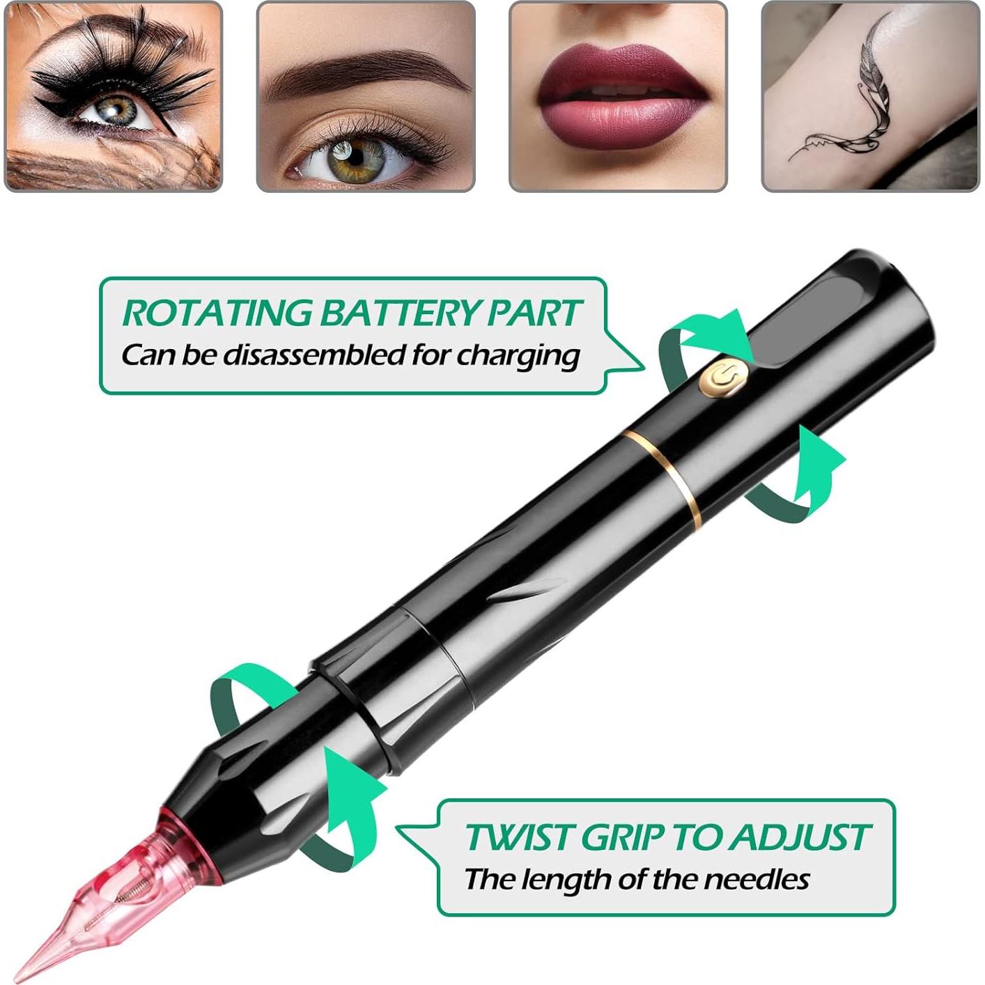 Máquina de Maquillaje Permanente Charme Princesse EK15-1, Negro