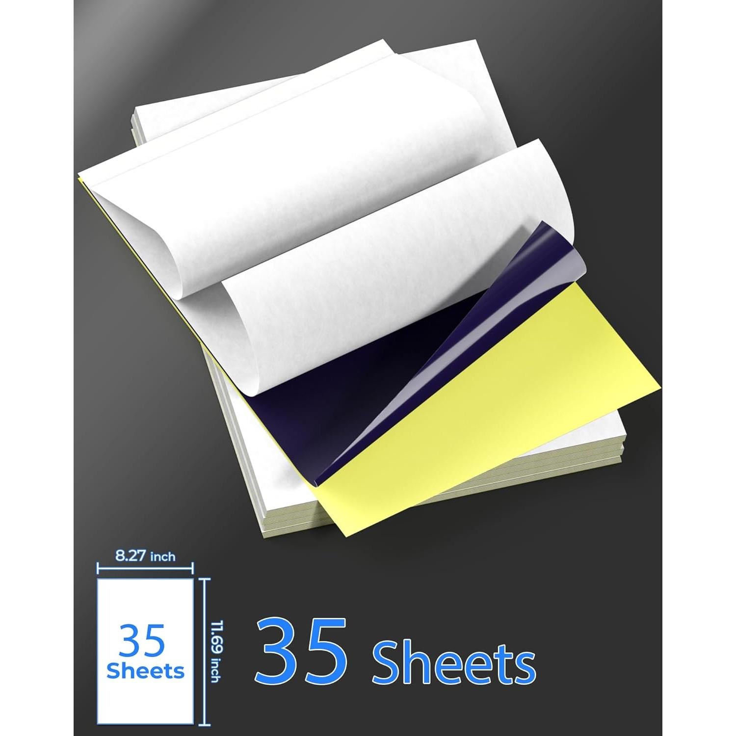 Papel de Transferencia de Tatuaje Itari A4 35 Hojas