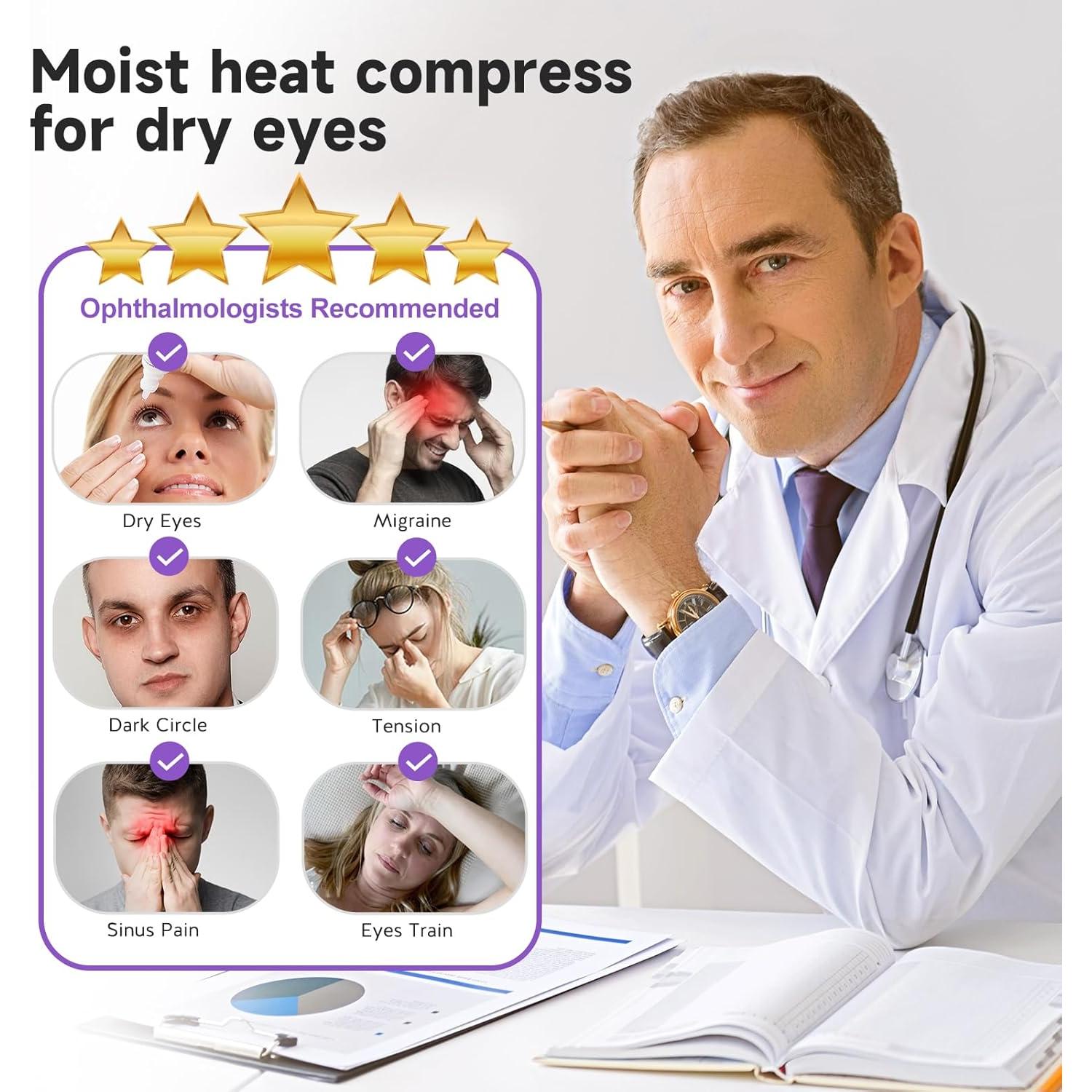 Máscara de Ojos de Lavanda Umisleep con Aromaterapia 204 g