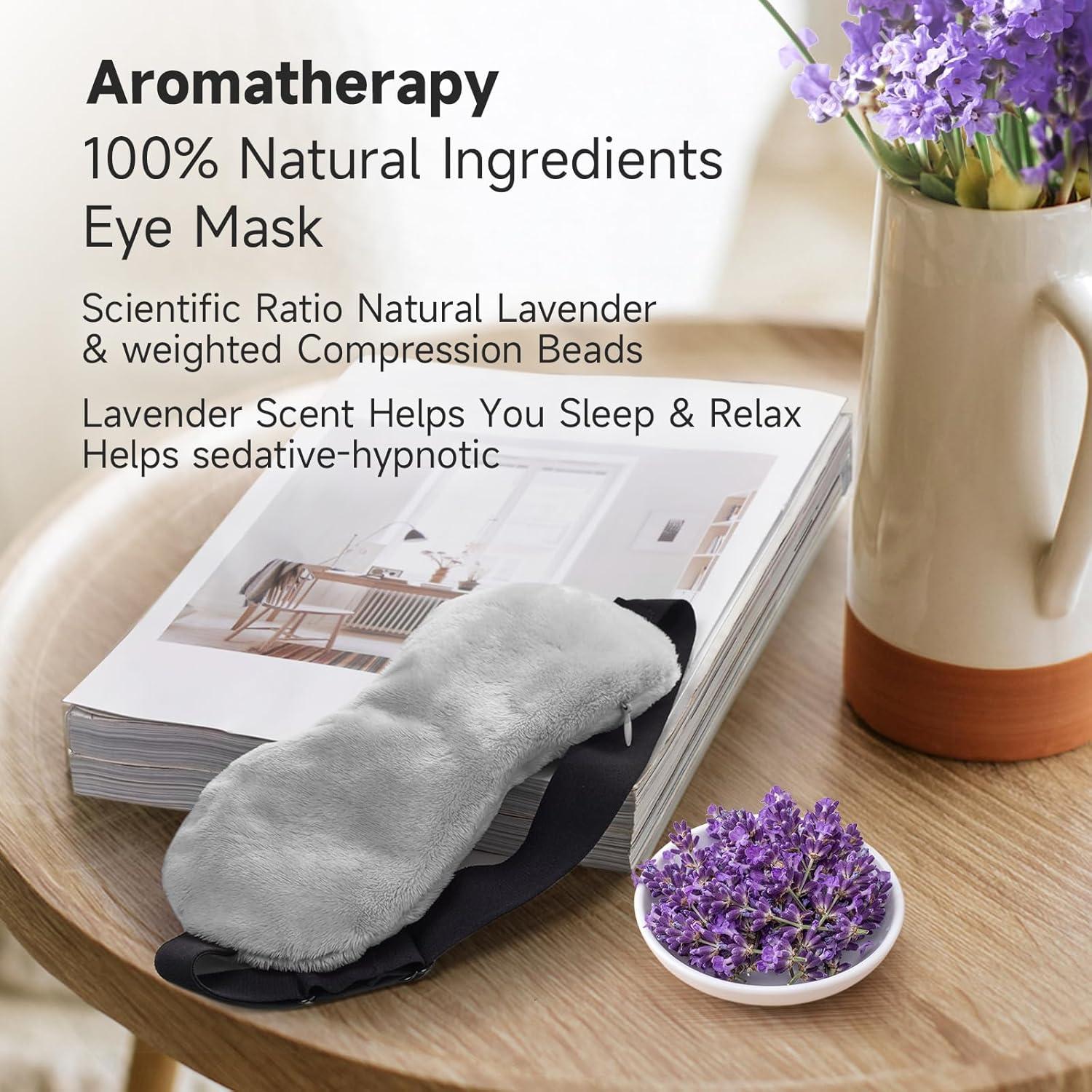 Máscara de Ojos de Lavanda Umisleep con Aromaterapia 204 g