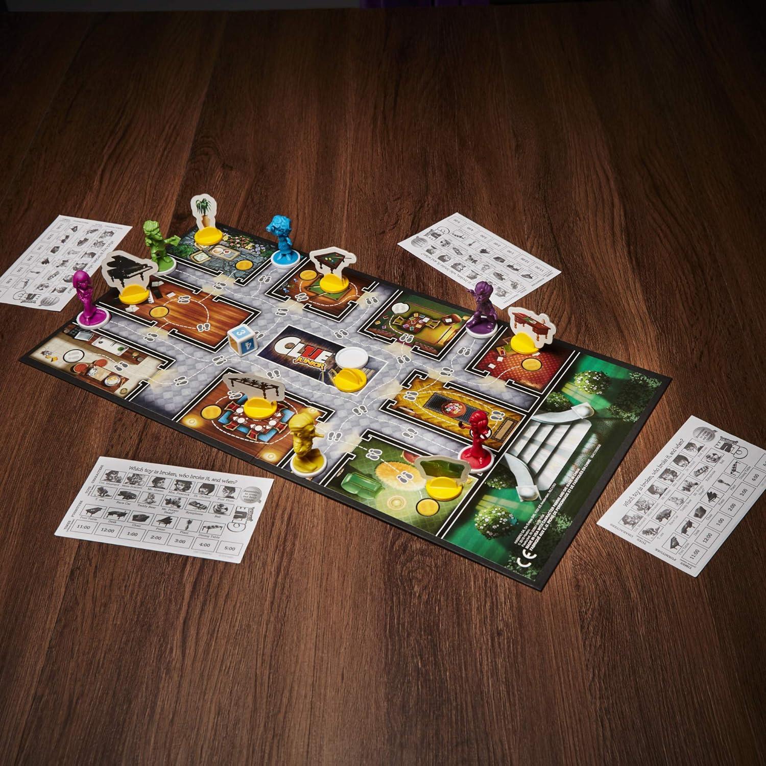 Juego de Mesa Clue Junior Hasbro para Niños + Misterio Juguete Roto