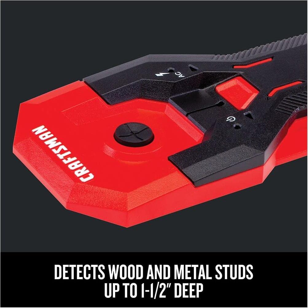 Buscador de Vigas Craftsman CMHT77621, 3.81 cm, Detección CA