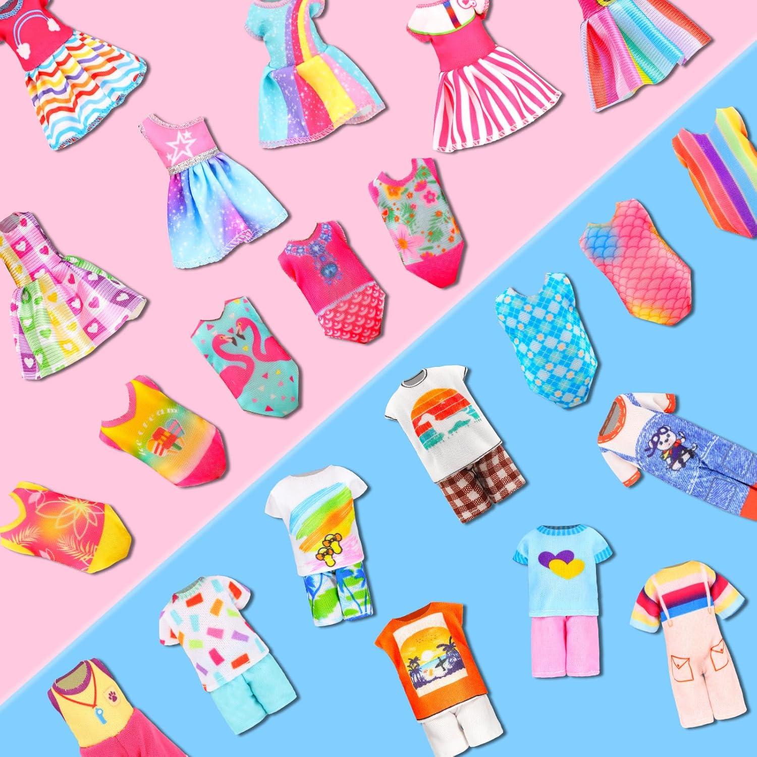 Maleta de Muñeca Miunana 27 Pcs con Ropa y Accesorios