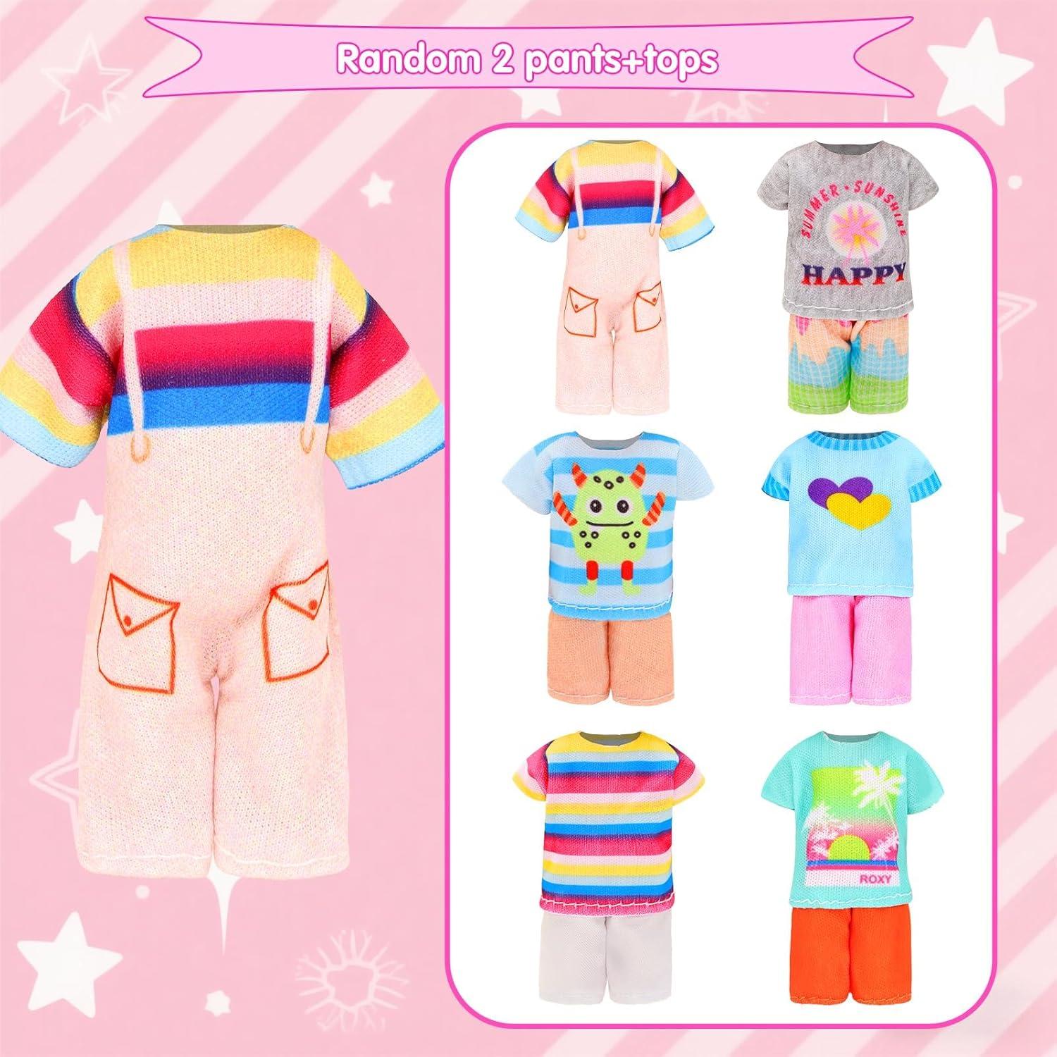 Maleta de Muñeca Miunana 27 Pcs con Ropa y Accesorios