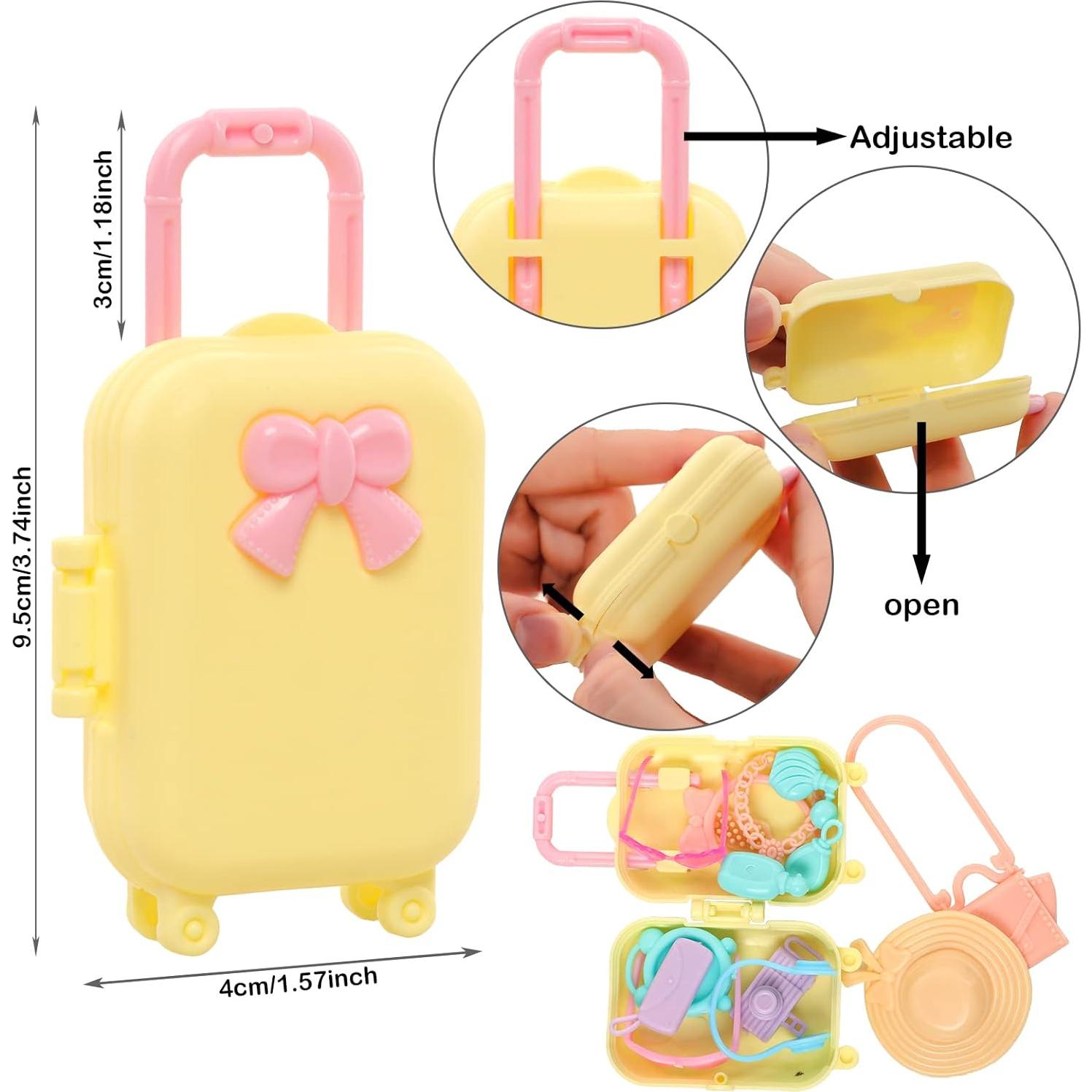 Maleta de Muñeca Miunana 27 Pcs con Ropa y Accesorios