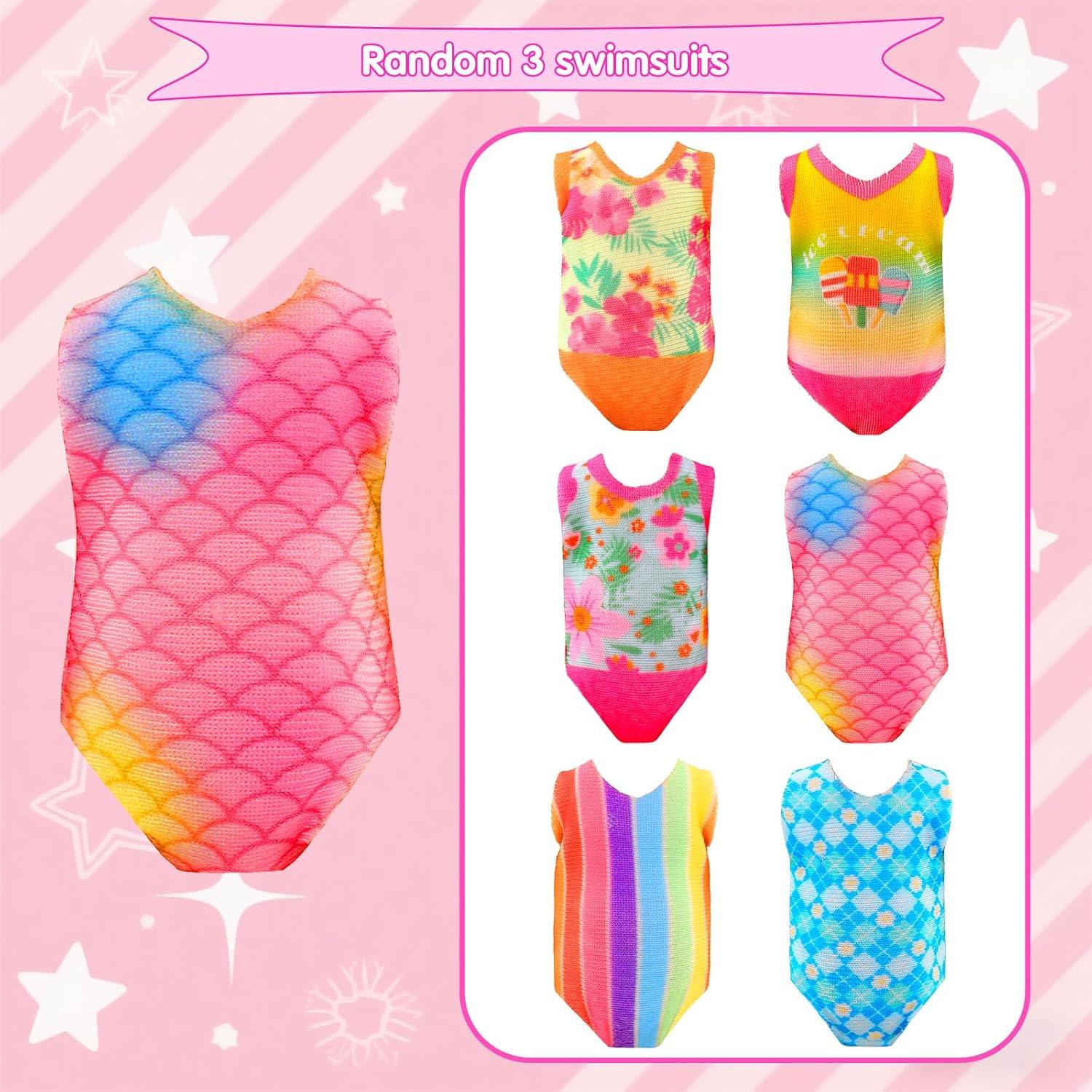 Maleta de Muñeca Miunana 27 Pcs con Ropa y Accesorios