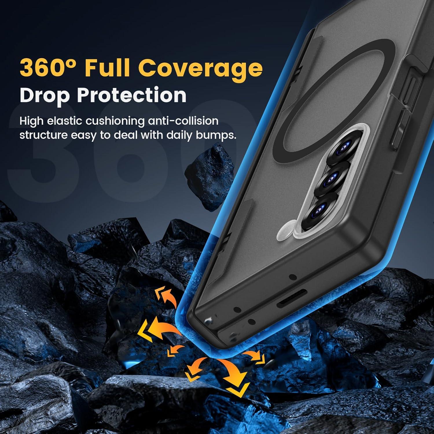 Funda Caka para Samsung Galaxy Z Fold 6 con S Pen - Negro