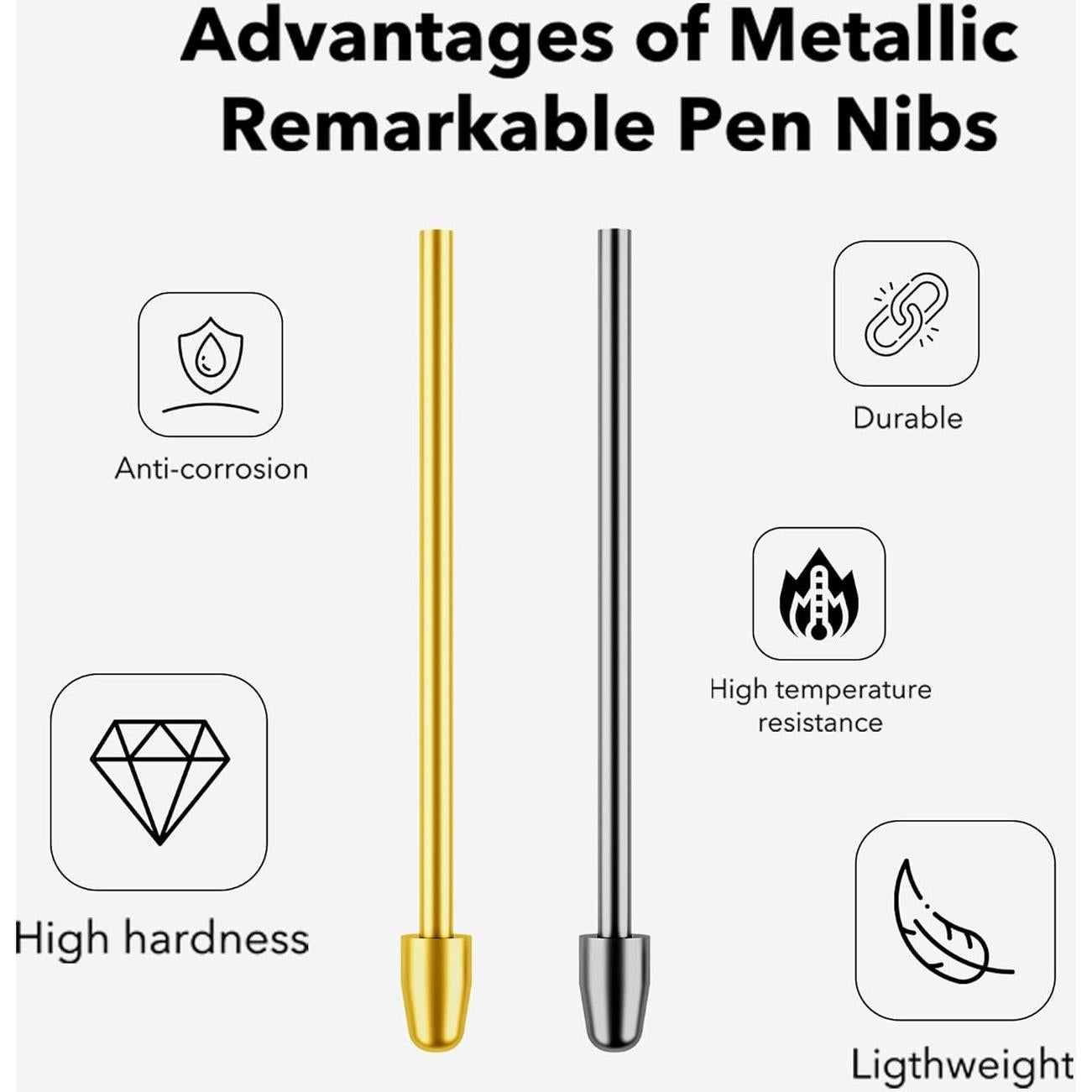 Puntas de Reemplazo S Pen para Samsung Galaxy Tab S10+ (2+6)