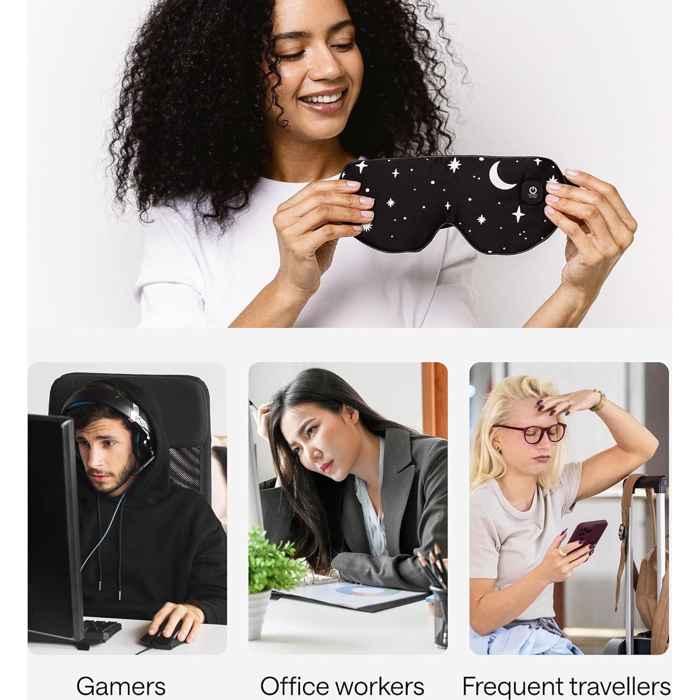 Máscara Térmica para Ojos FAMILIA MARAVILLOSA - Alivio Orzuelos y Migrañas