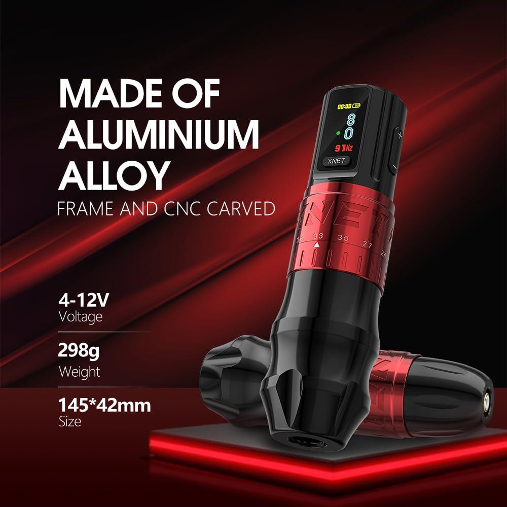 Máquina de Tatuaje Inalámbrica Xnet Bestia 2400mAh Ajustable