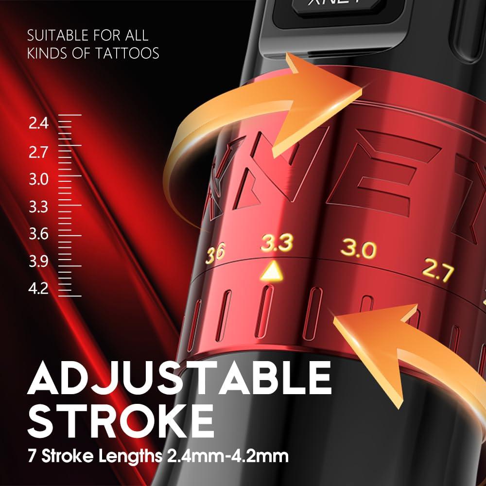 Máquina de Tatuaje Inalámbrica Xnet Bestia 2400mAh Ajustable