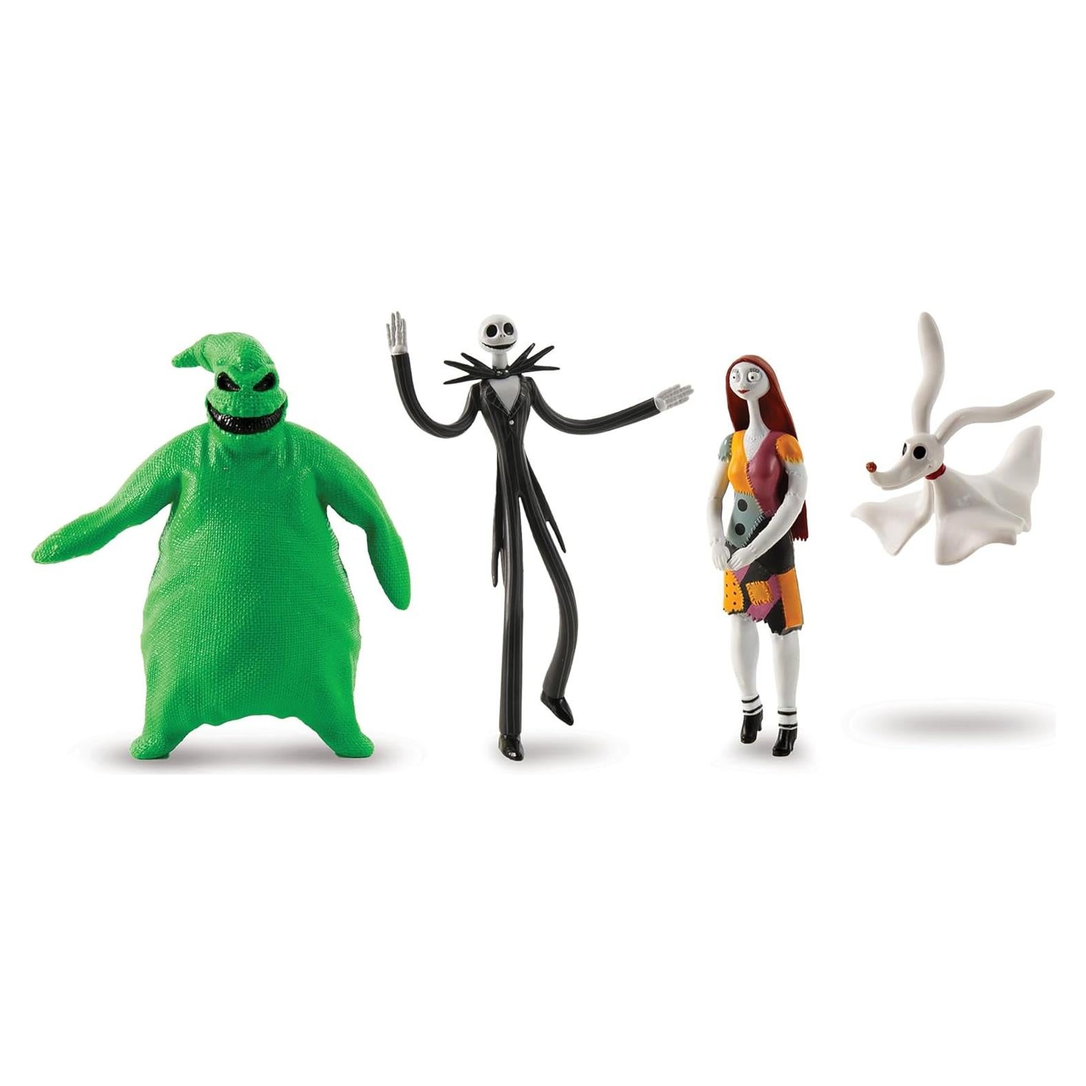 Figuras de Acción TCG Toys FleXfigs - Pesadilla Antes de Navidad - 4 Personajes