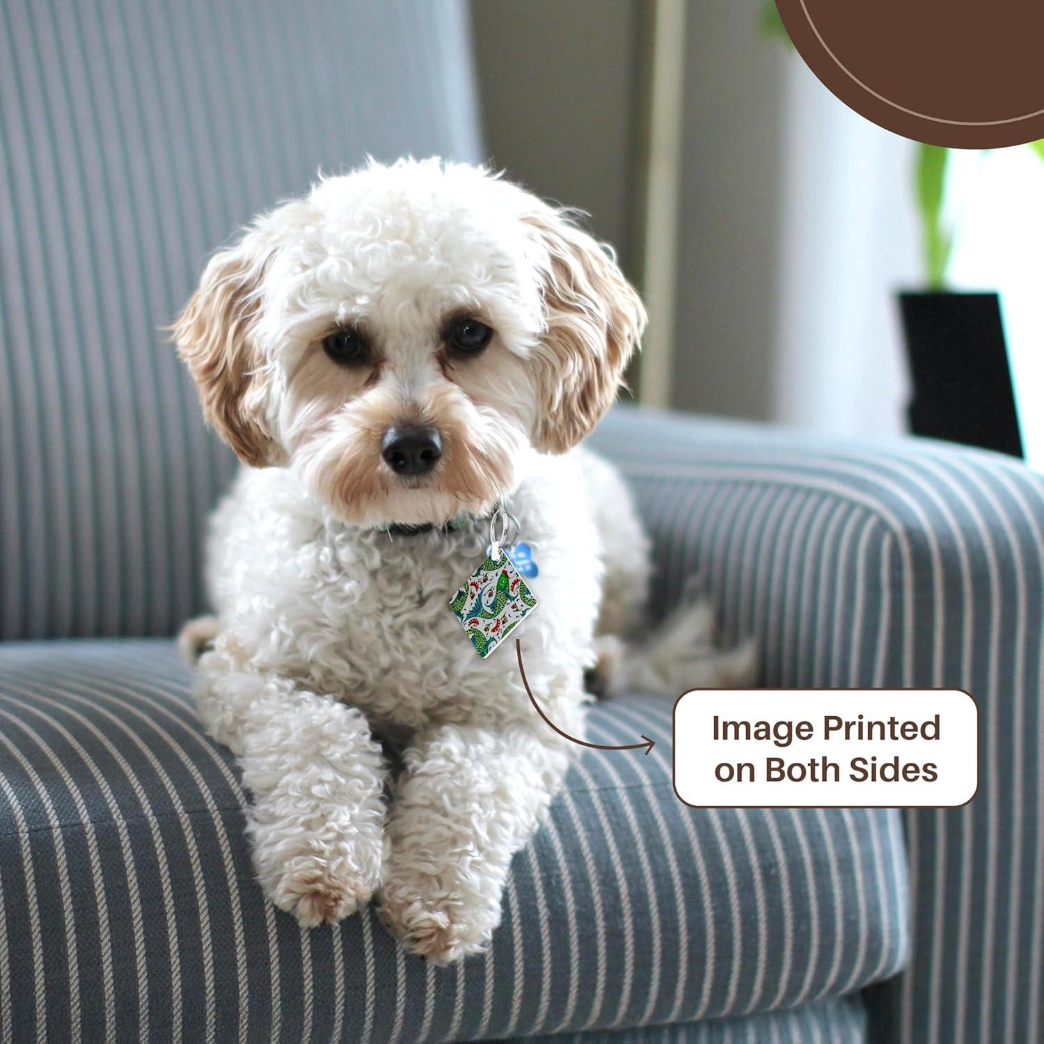 Llavero 3dRose Antiguos Diseños Islámicos de Cerámica