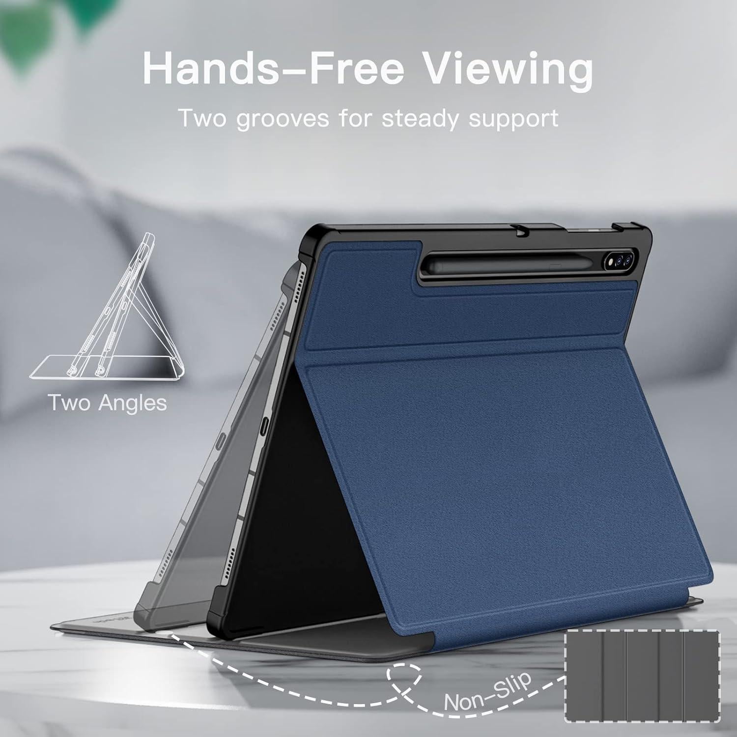 Funda JETech para Samsung Galaxy Tab S8 Plus 12.4" 2022