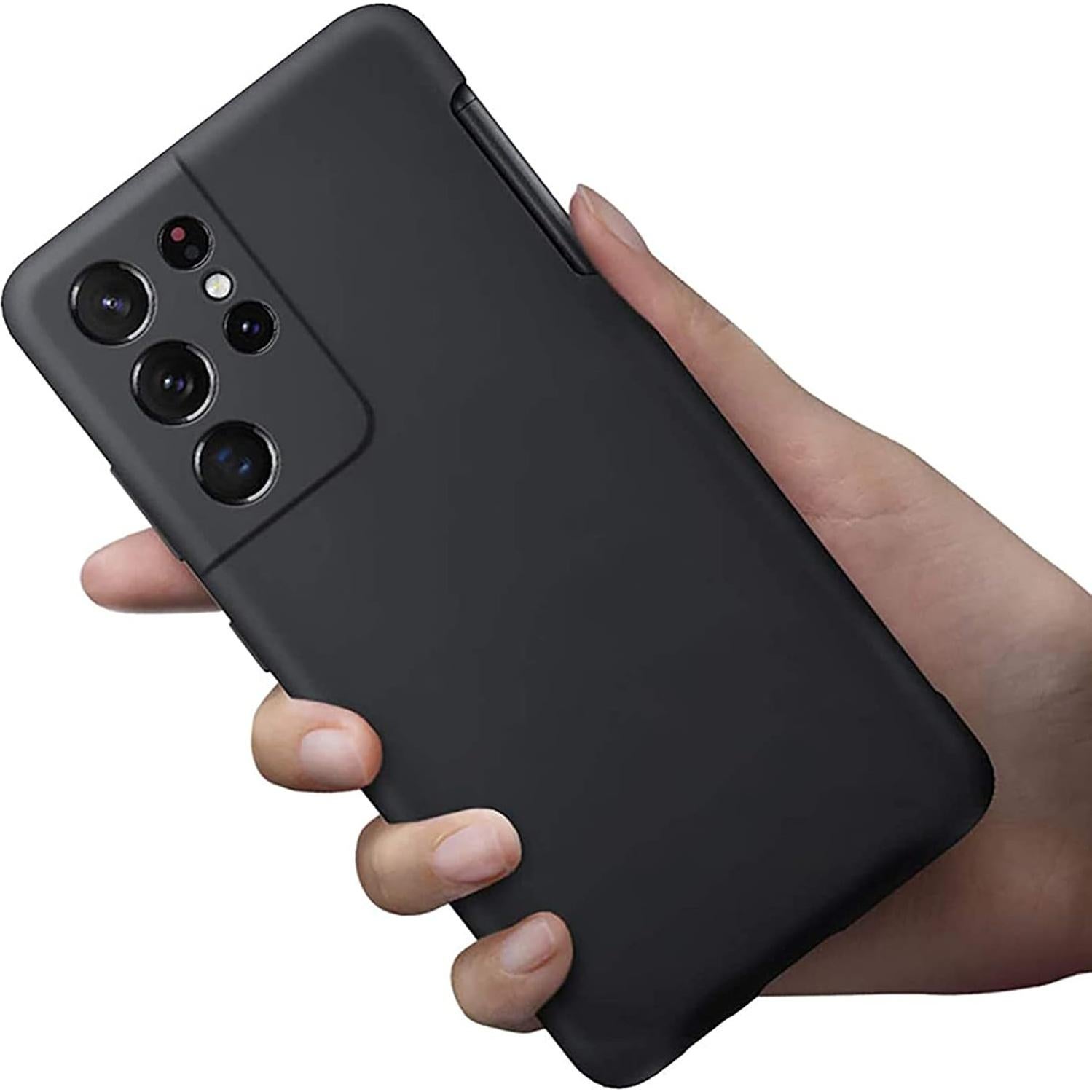 Funda Vitodo para Galaxy S21 Ultra con soporte S Pen - Negro