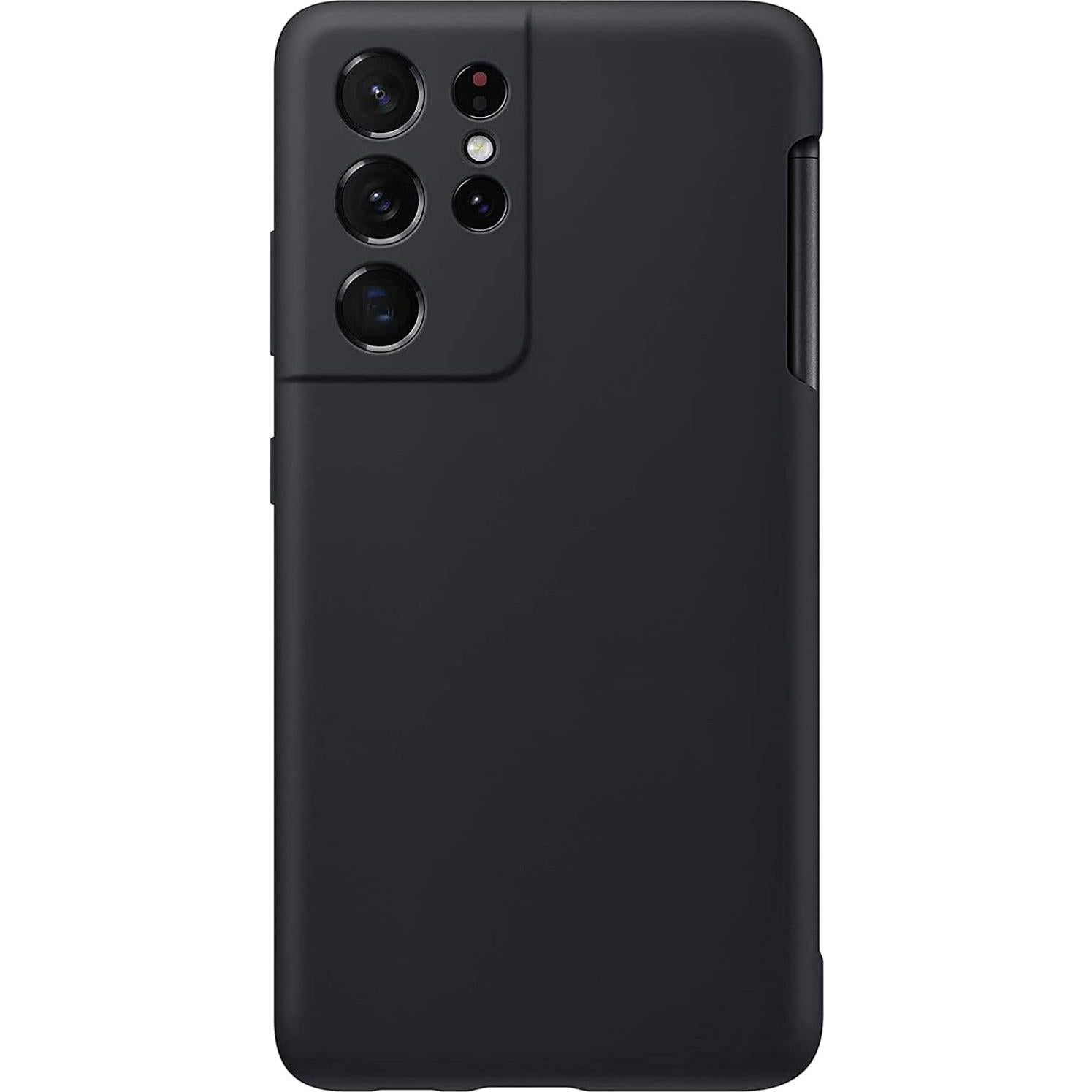 Funda Vitodo para Galaxy S21 Ultra con soporte S Pen - Negro